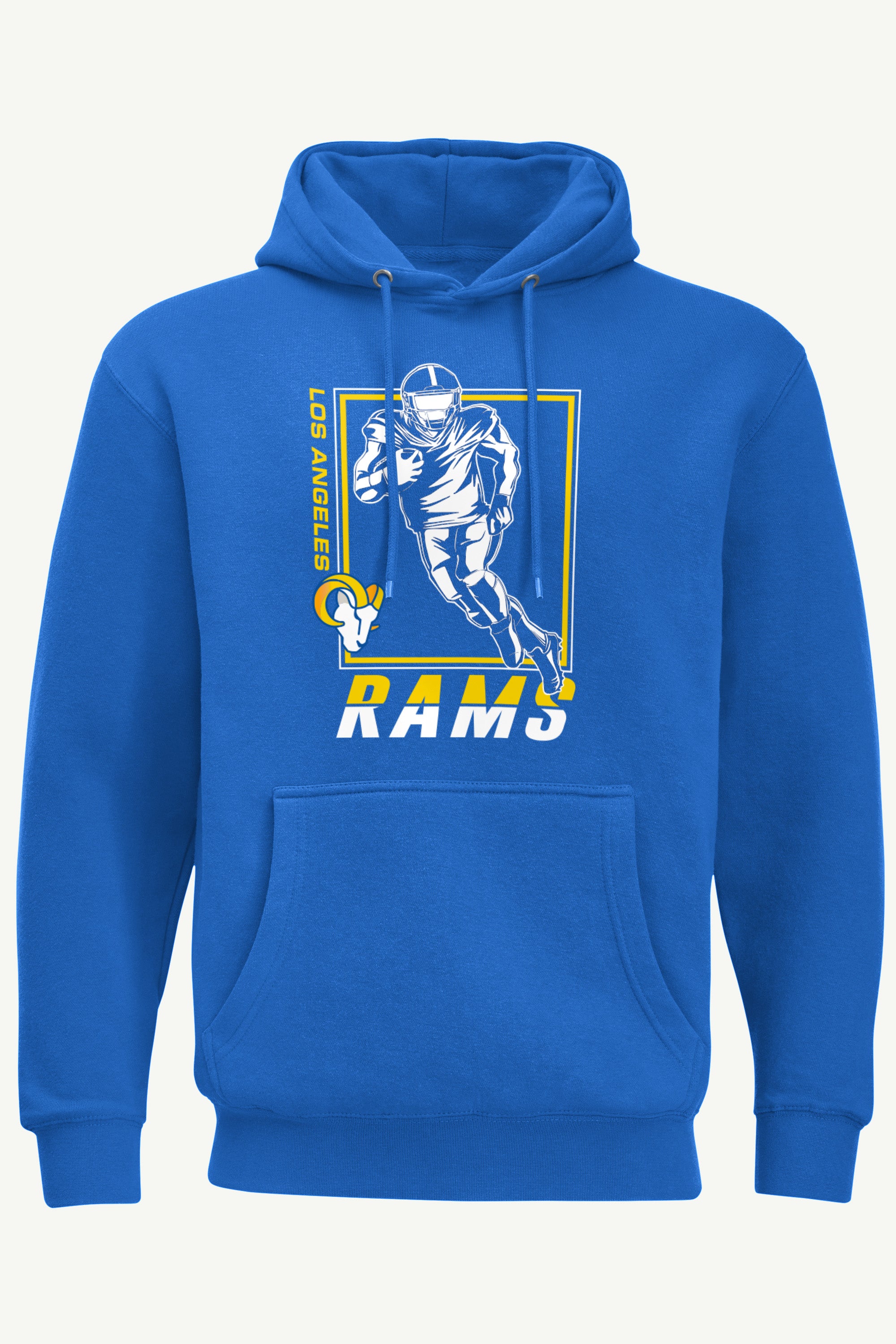 MENS LOS ANGELES RAMS PLAYER GRID TEAM HOODIE View 1 | Los Angeles Rams