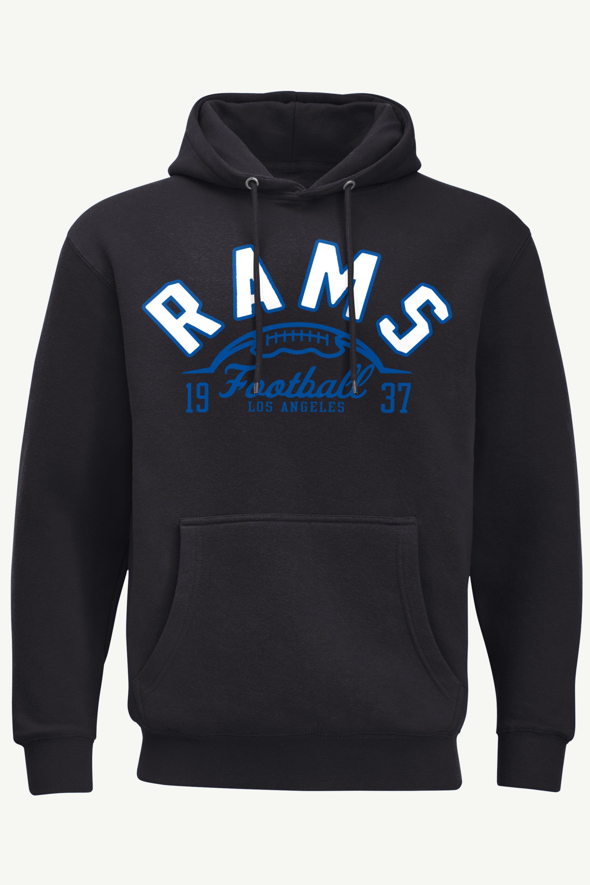 MENS LOS ANGELES RAMS HALF BALL HOODIE View 1 | Los Angeles Rams