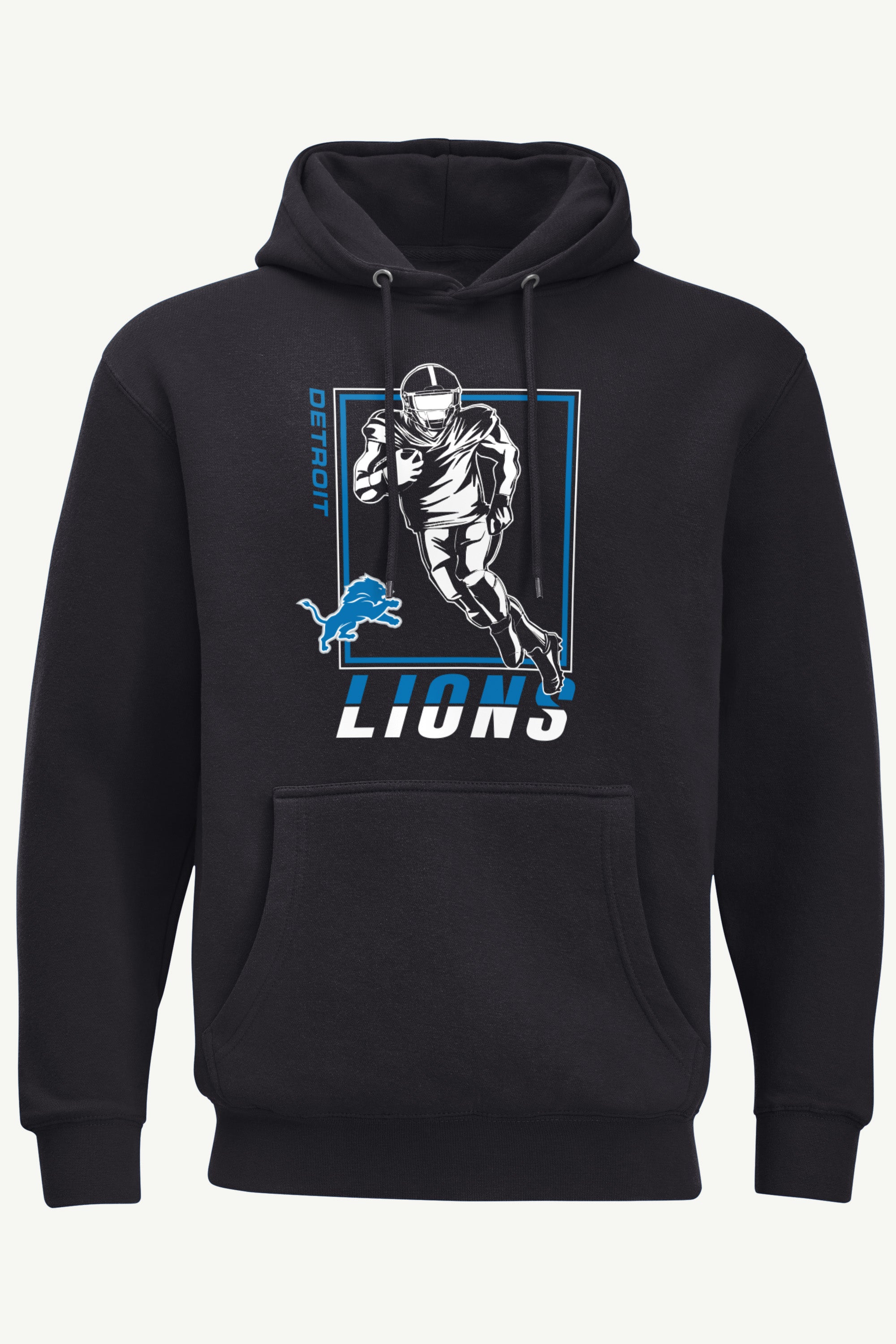 MENS DETROIT LIONS PLAYER GRID HOODIE View 1