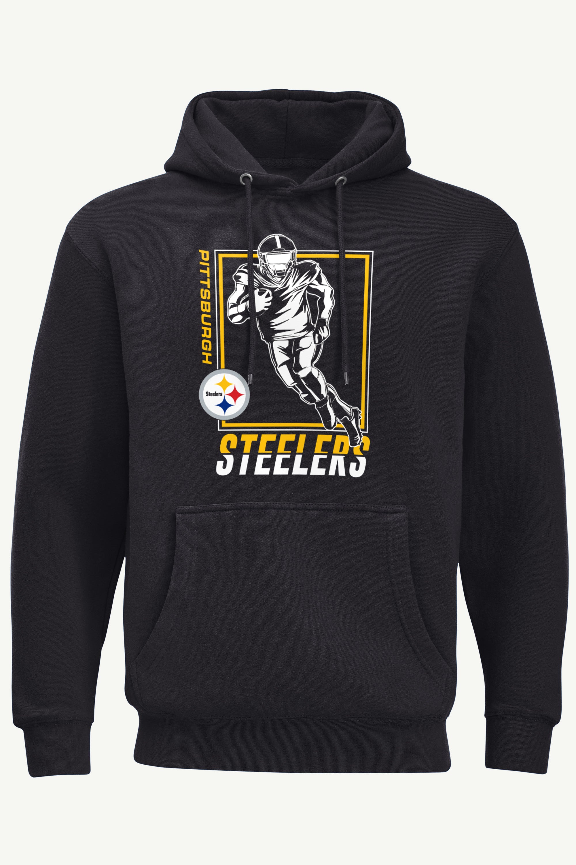 MENS PITTSBURGH STEELERS PLAYER GRID HOODIE View 1 | Men's Hoodies