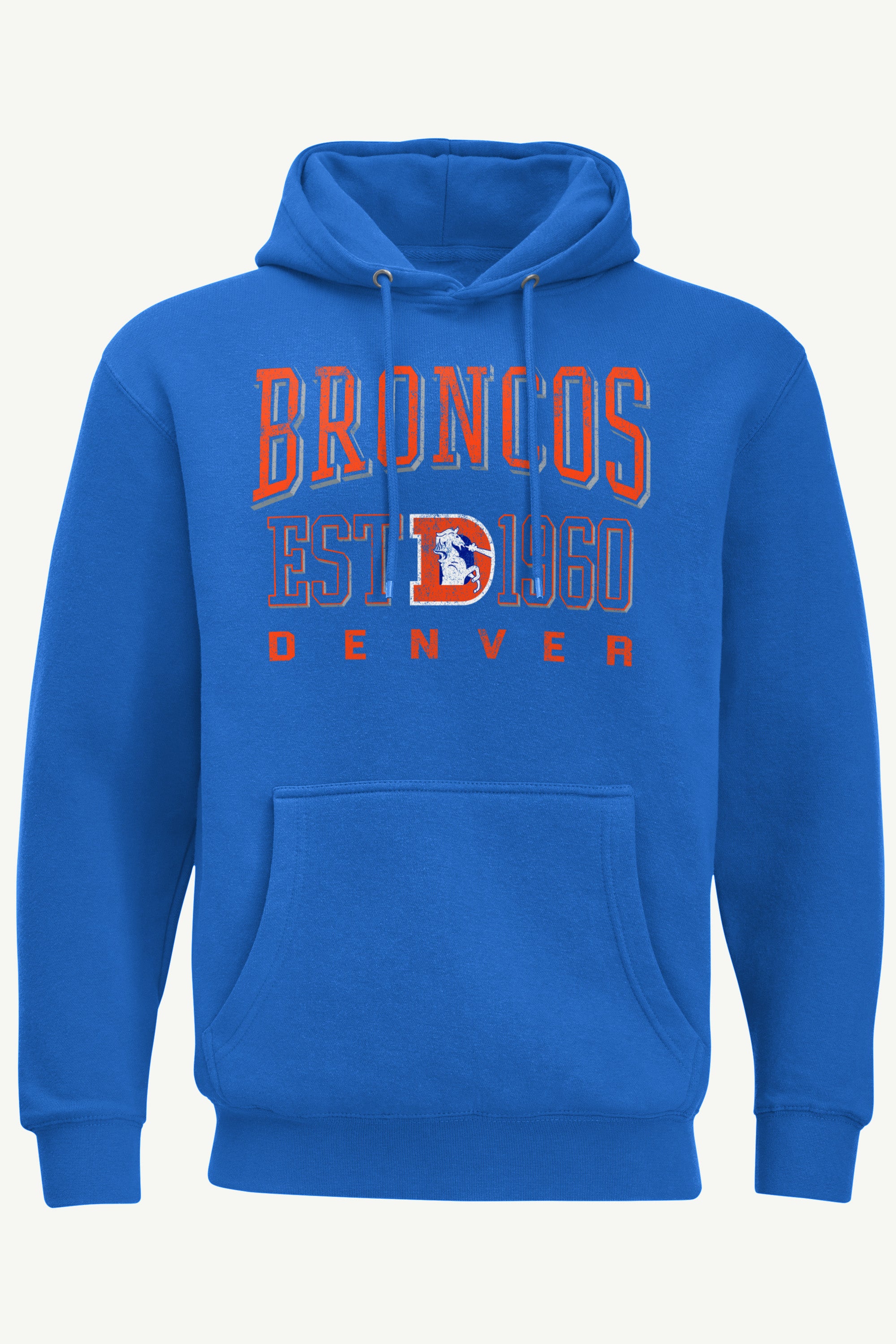 Mens Denver Broncos Retro Hoodie NFL Starter1