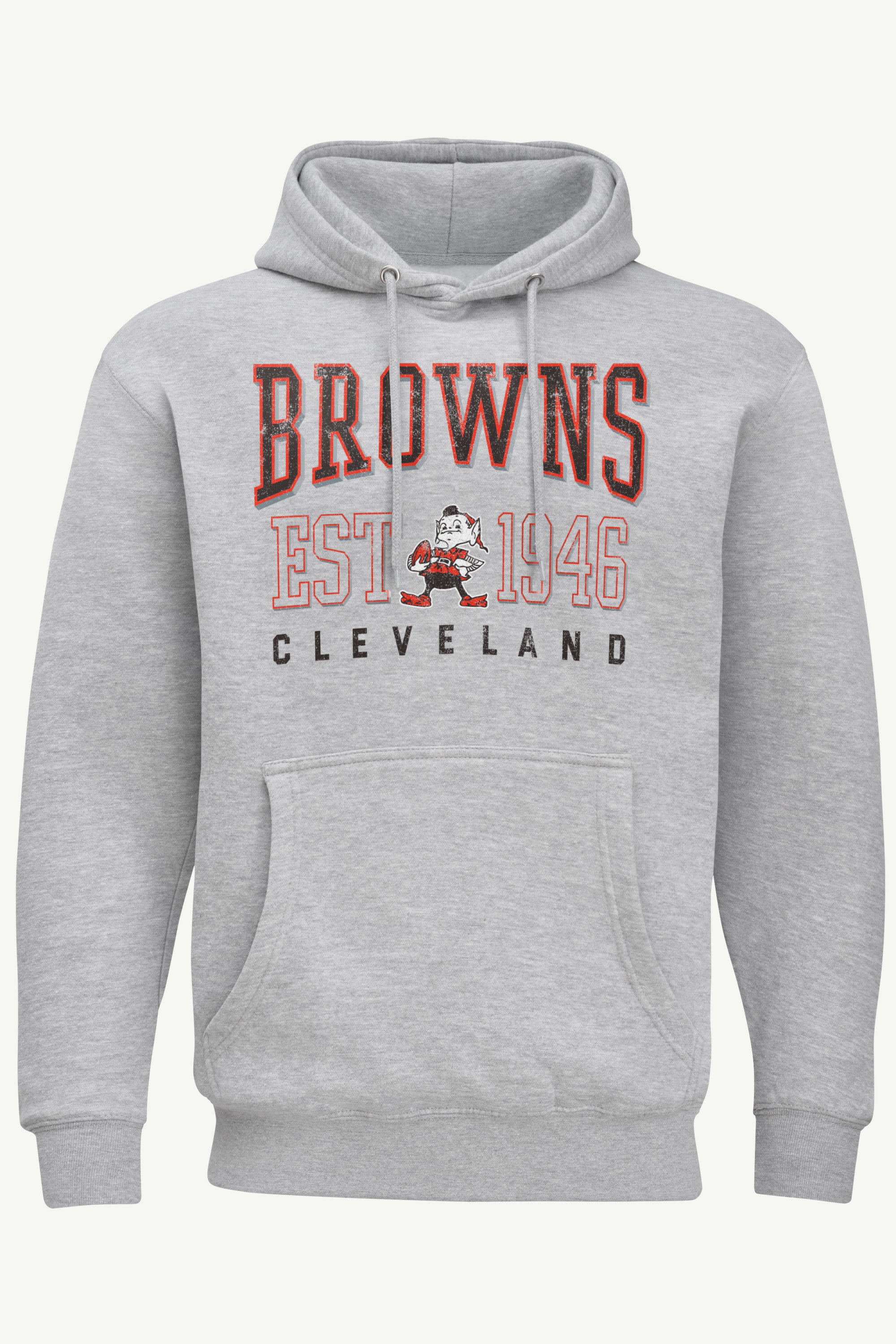 MENS CLEVELAND BROWNS RETRO HOODIE View 1 | Men's Hoodies