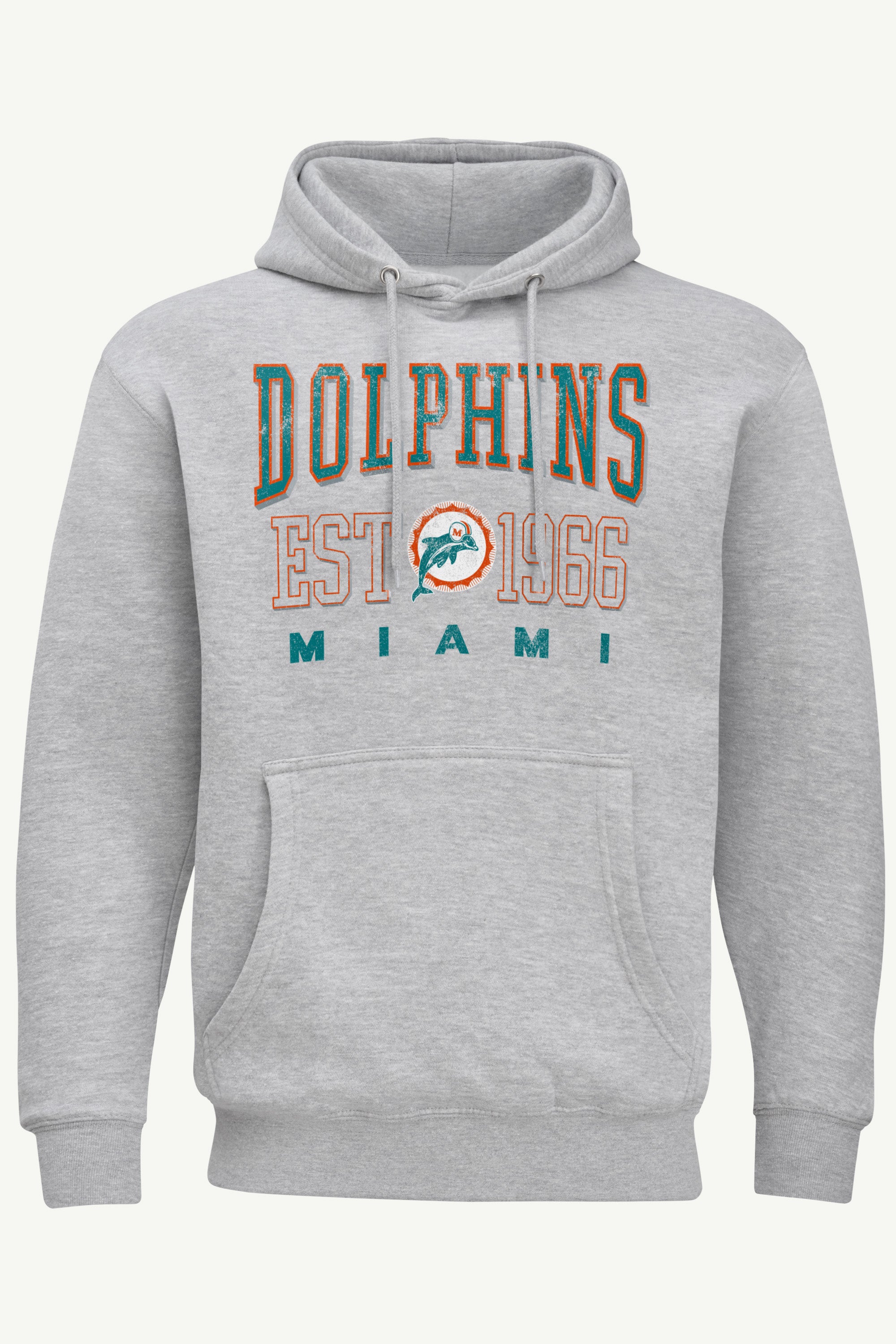 MENS MIAMI DOLPHINS RETRO TEAM HOODIE View 1 | Miami Dolphins