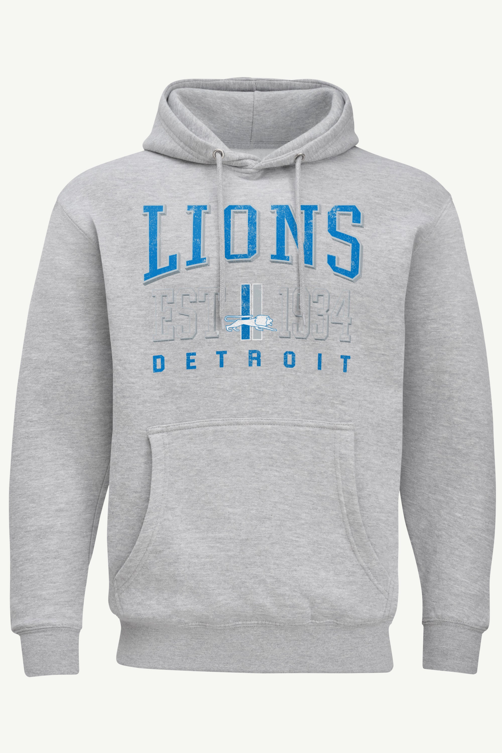 MENS DETROIT LIONS RETRO HOODIE View 1 | Detroit Lions