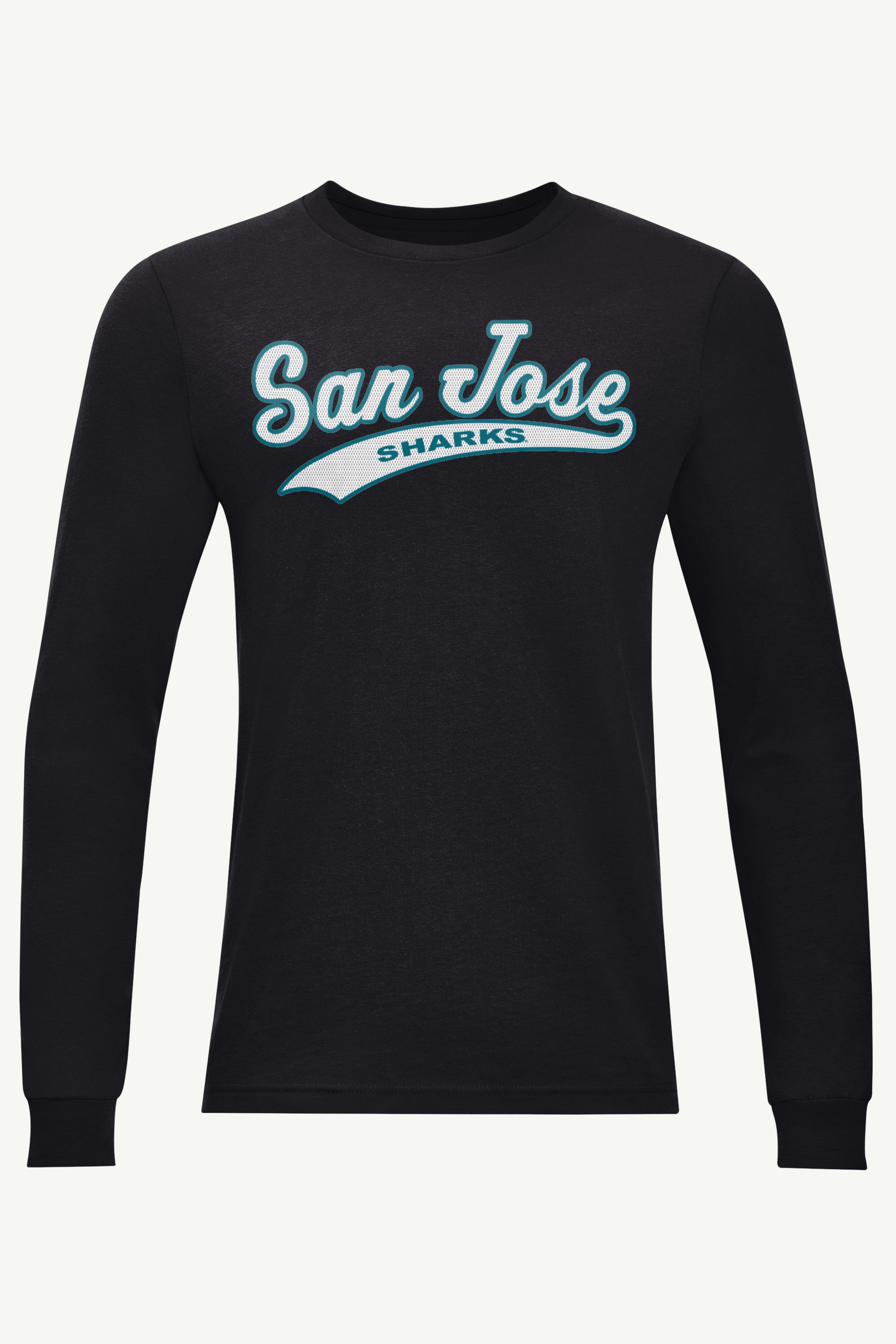 MENS SAN JOSE SHARKS TAILSWEEP LONG SLEEVE T SHIRT View 1 | San Jose Sharks