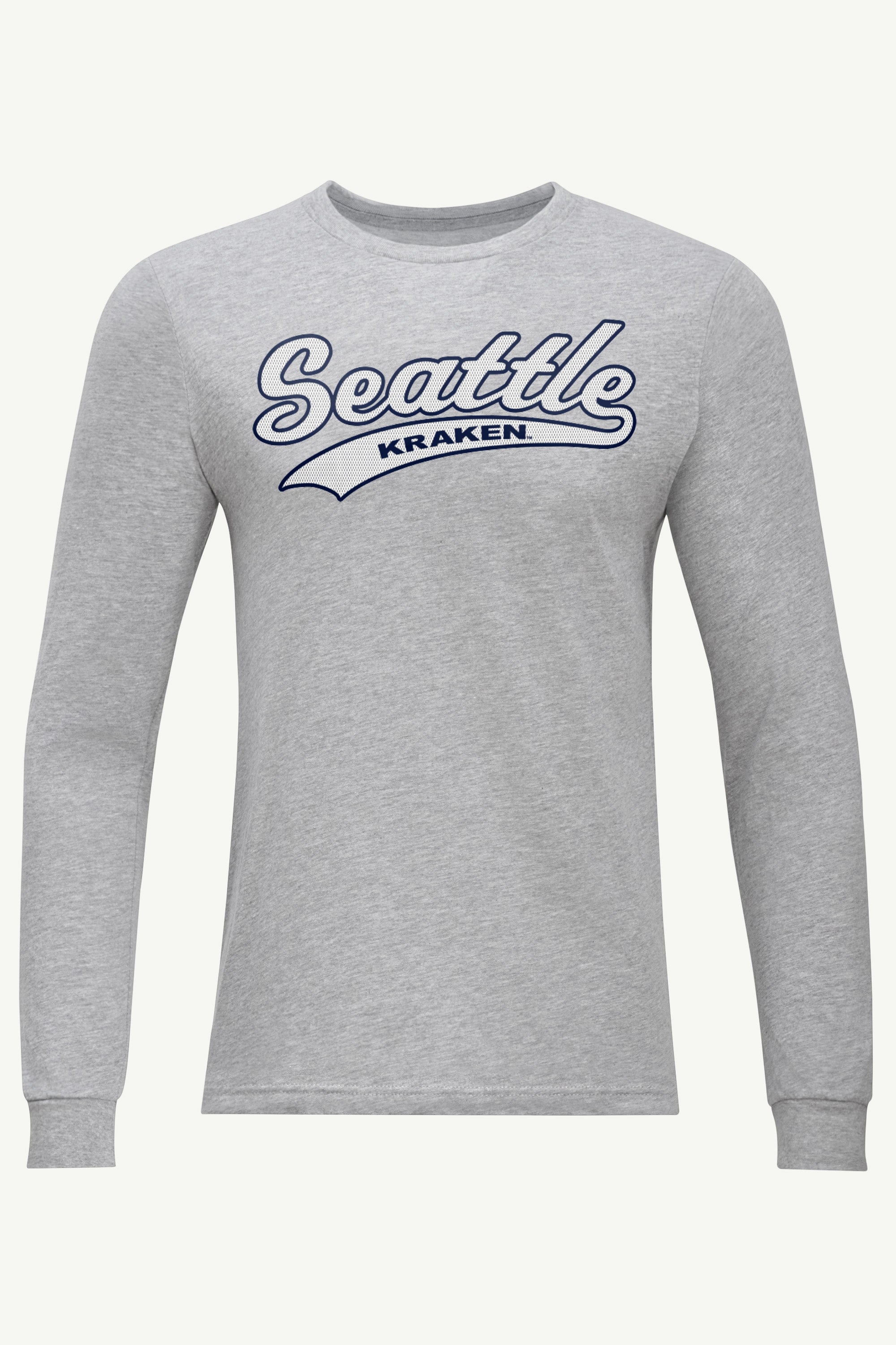 MENS SEATTLE KRAKEN TAILSWEEP LONG SLEEVE T SHIRT View 1 | Seattle Kraken