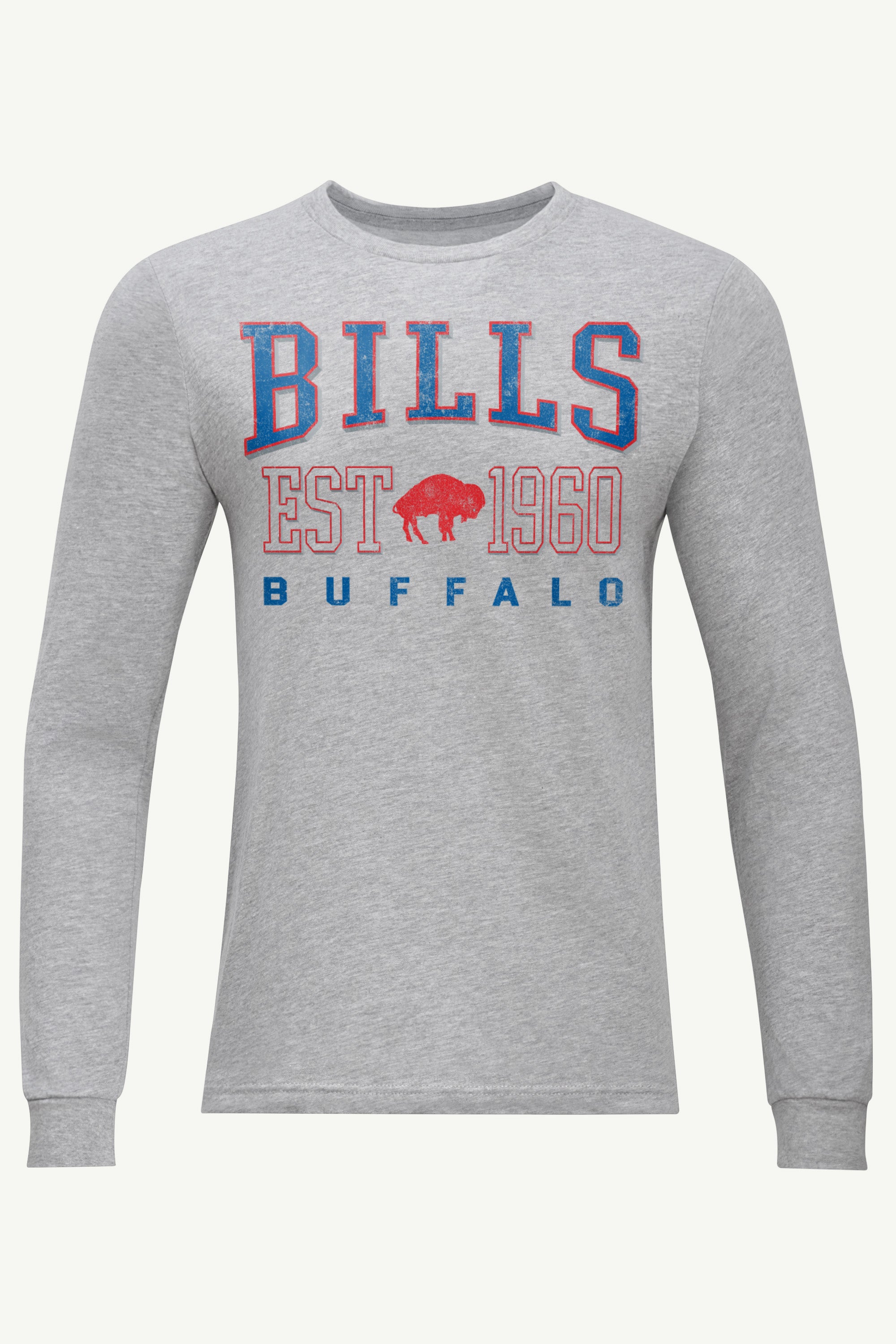 MENS BUFFALO BILLS RETRO LONG SLEEVE T SHIRT View 1 | Buffalo Bills