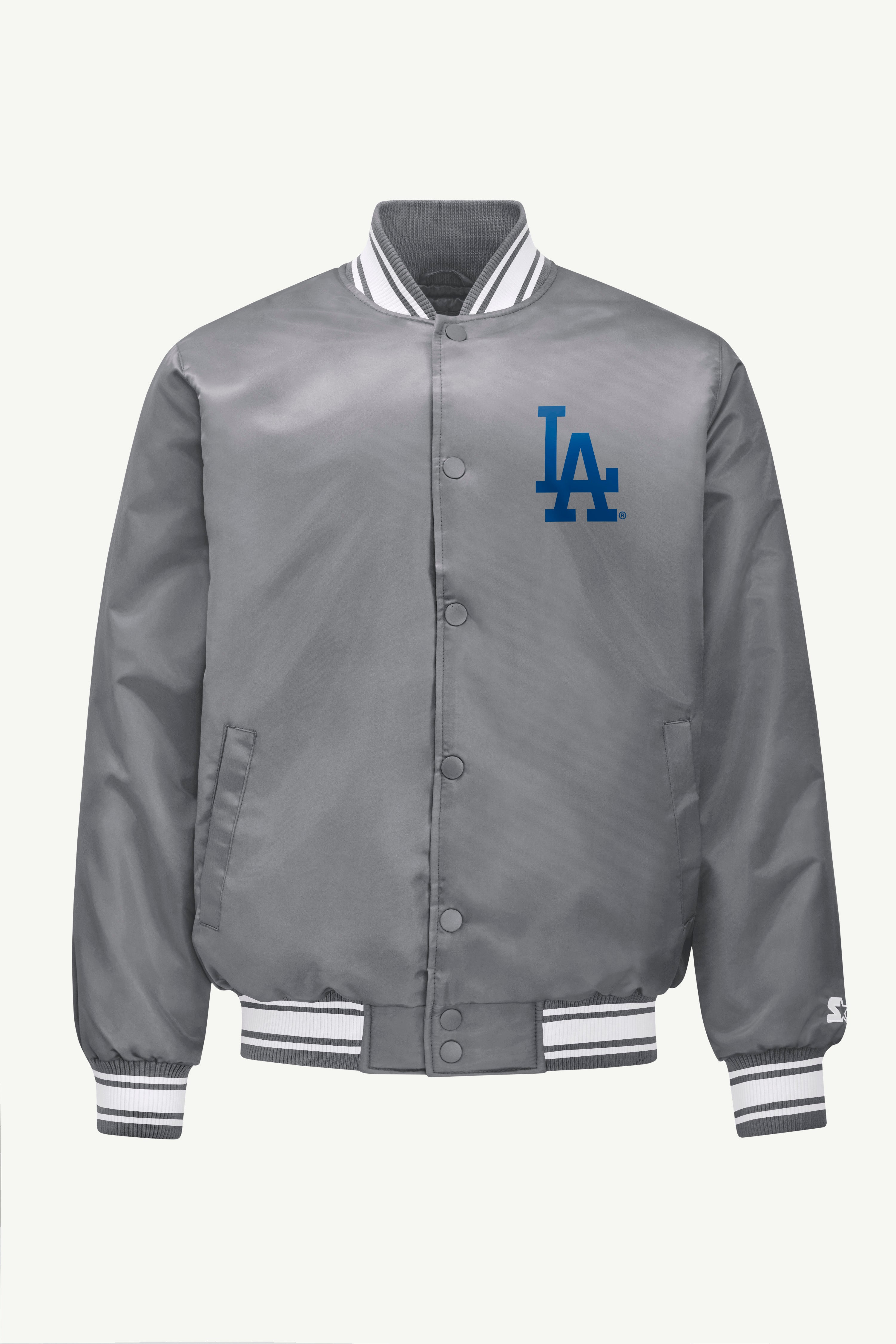 MENS LOS ANGELES DODGERS SATIN VARISTY JACKET View 1