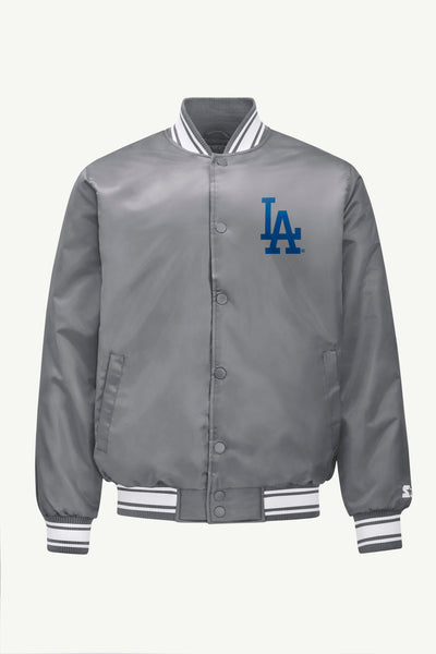 Los Angeles Dodgers starter jacket Mサイズ Men's Los Angeles Dodgers Starter Gray Printed Team Logo