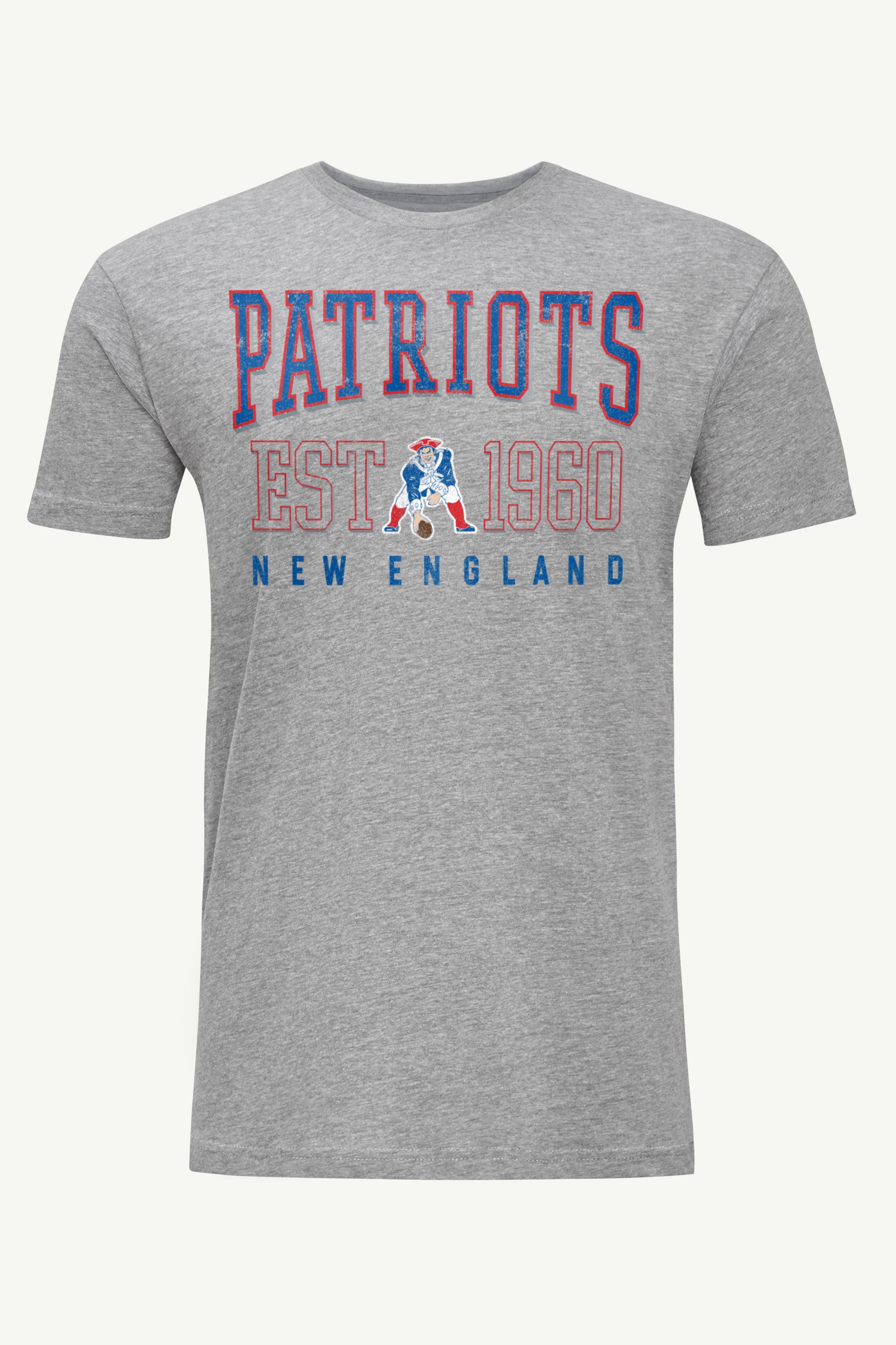 MENS NEW ENGLAND PATRIOTS RETRO T SHIRT View 1