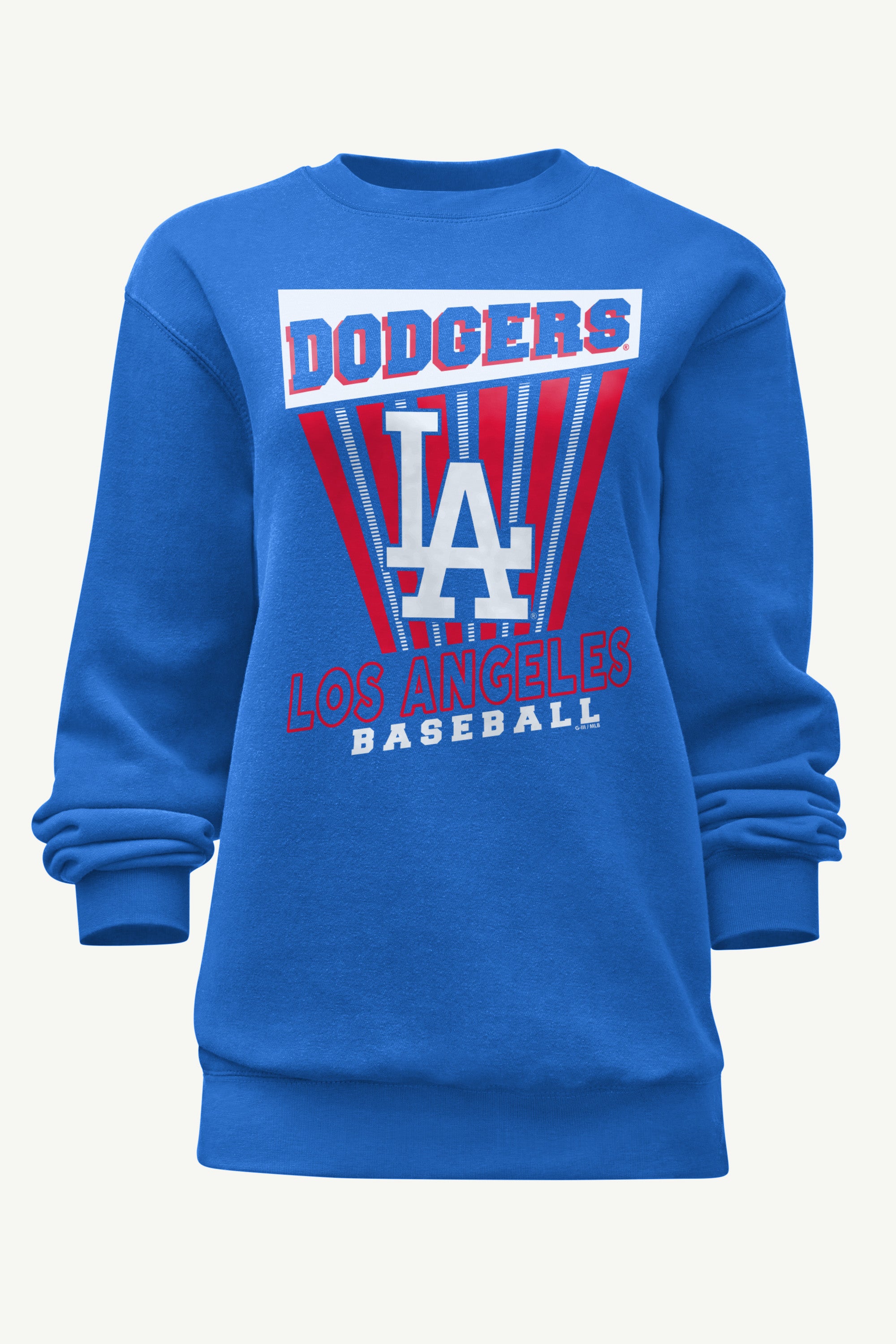 WOMENS LOS ANGELES DODGERS POSTER PRINT SWEATSHIRT View 1 | MLB WOMENS LOS ANGELES DODGERS POSTER PRINT SWEATSHIRT View 1 | MLB