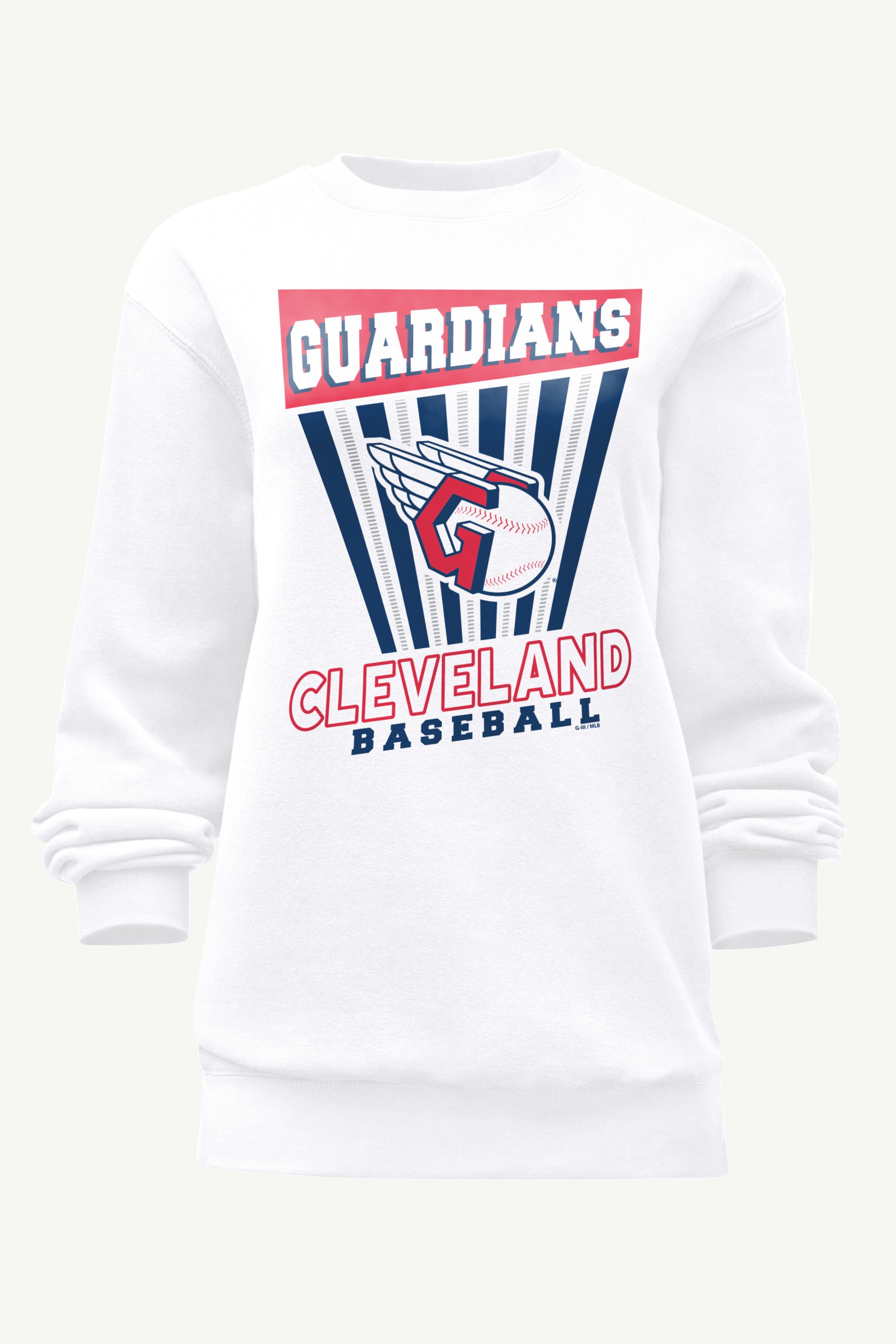 WOMENS CLEVELAND GUARDIANS POSTER PRINT SWEATSHIRT View 1 | MLB