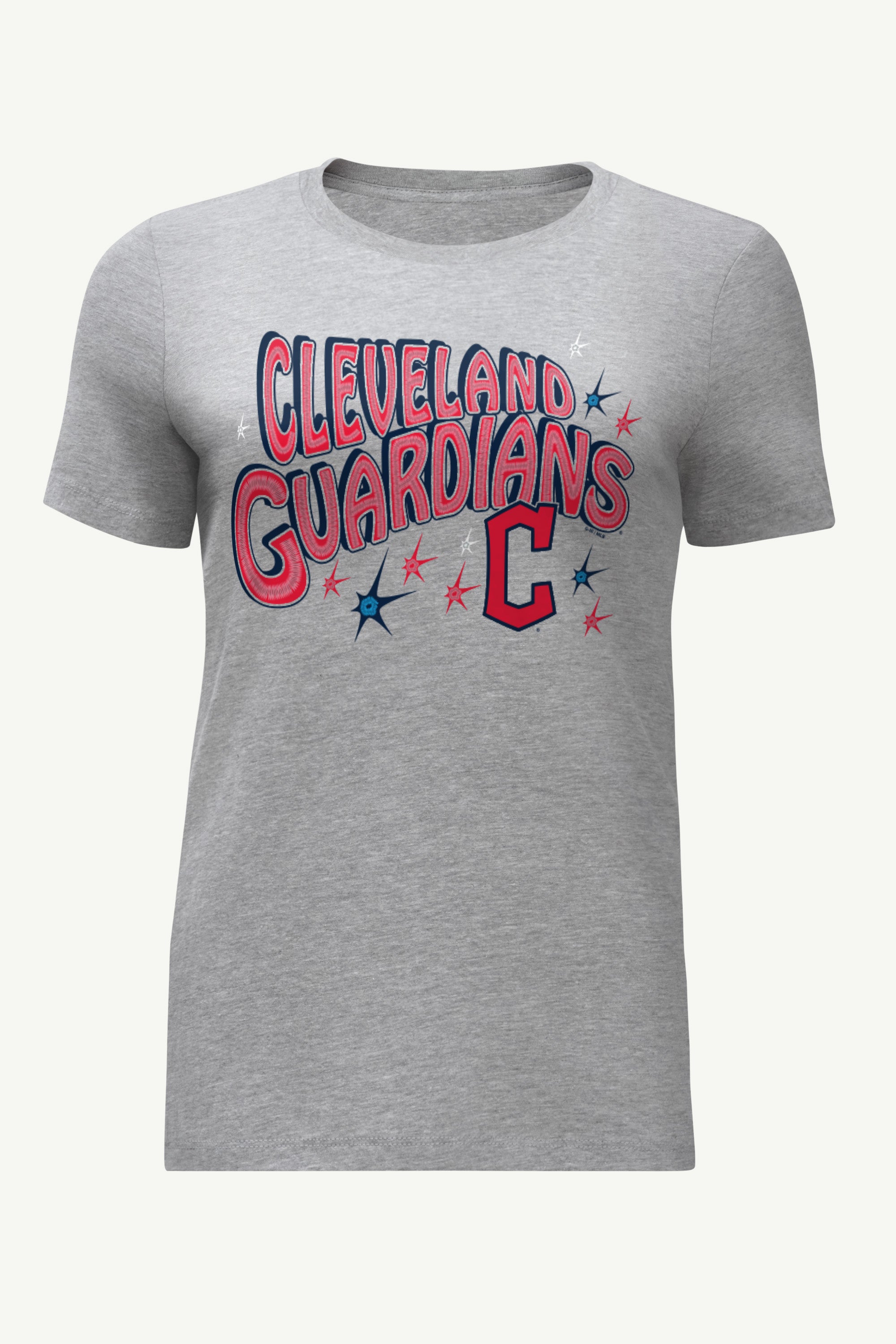 WOMENS CLEVELAND GUARDIANS FIREWORKS T SHIRT View 1 | DTG