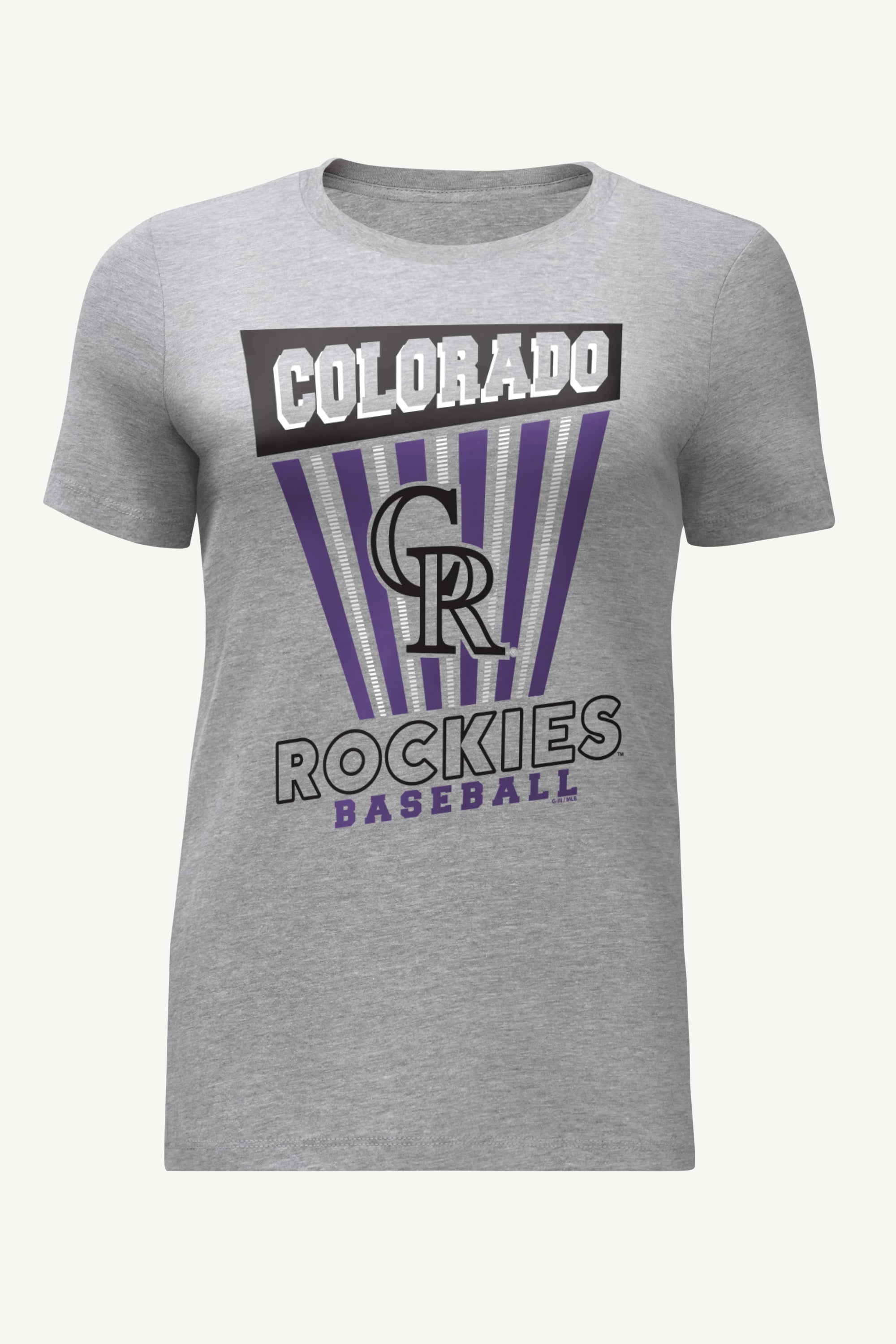 WOMENS COLORADO ROCKIES POSTER PRINT T SHIRT View 1 | Products