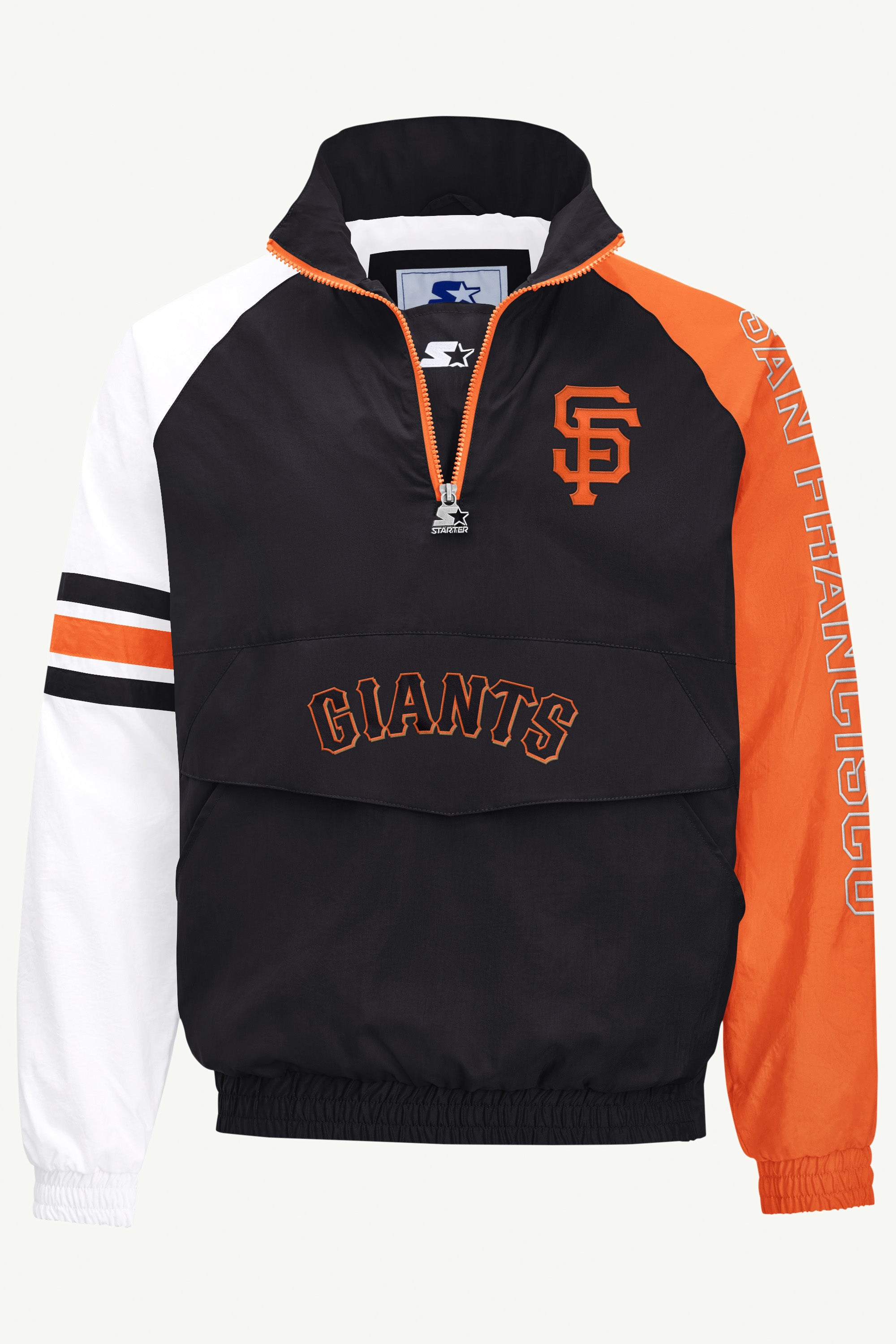 MENS SAN FRANCISCO GIANTS QUARTER ZIP JACKET View 1