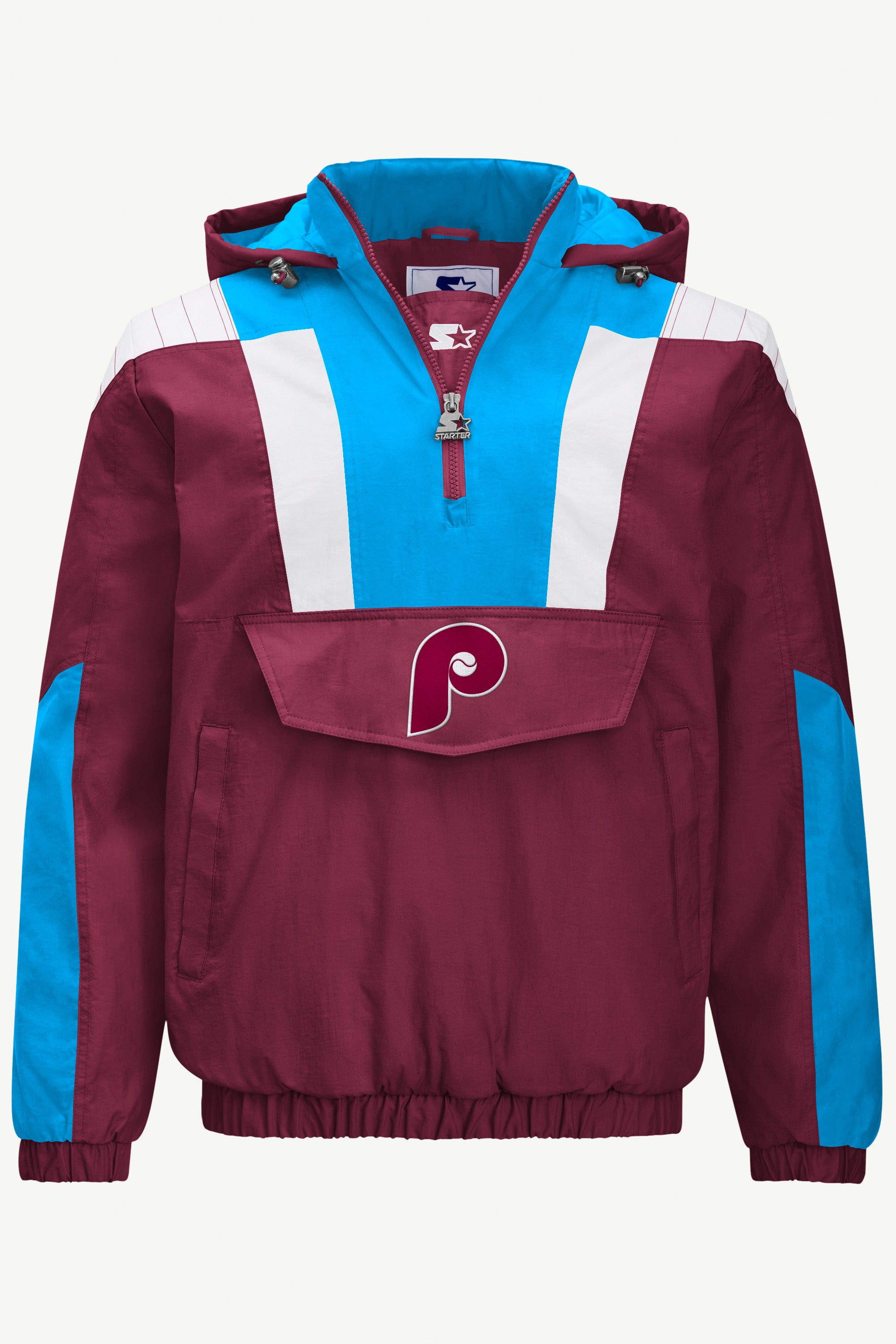 MENS PHILADELPHIA PHILLIES WINDBREAKER View 1 | STARTER CLASSICS MENS PHILADELPHIA PHILLIES WINDBREAKER View 1 | STARTER CLASSICS