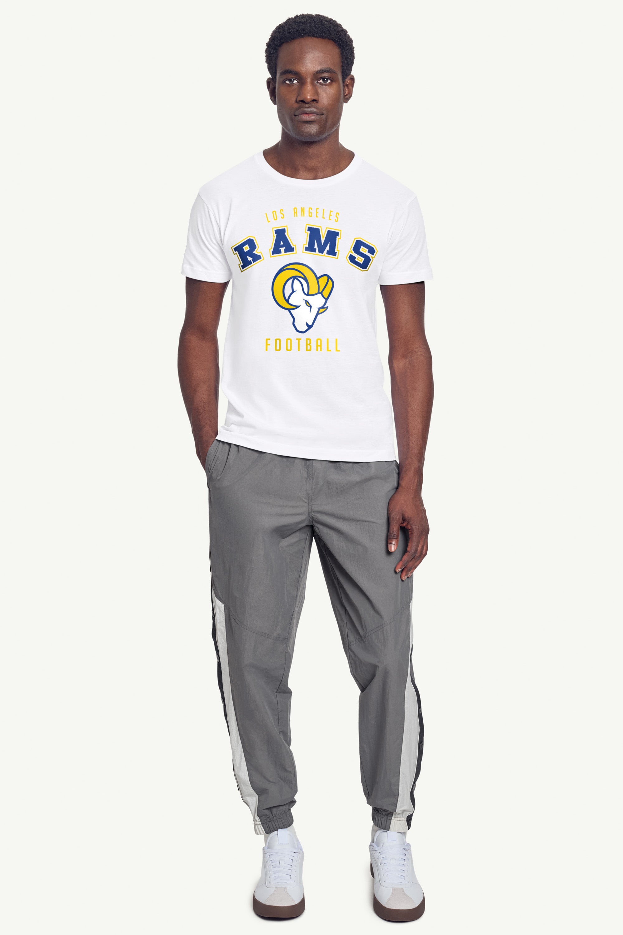MENS LOS ANGELES RAMS TEAM SHORT SLEEVE T SHIRT View 4