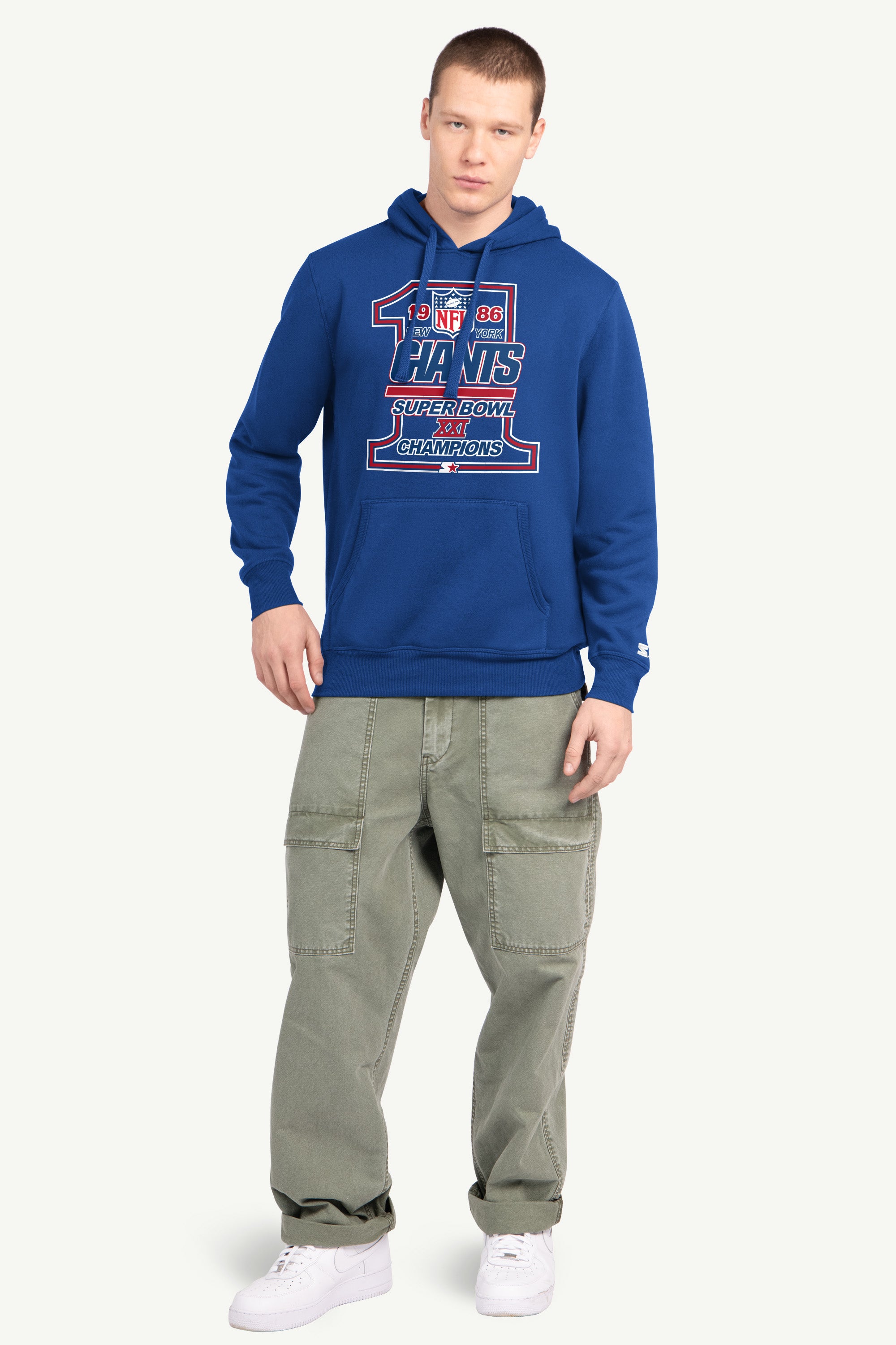 MENS NEW YORK GIANTS 40TH ANNIVERSARY HOODIE View 4 | New York Giants