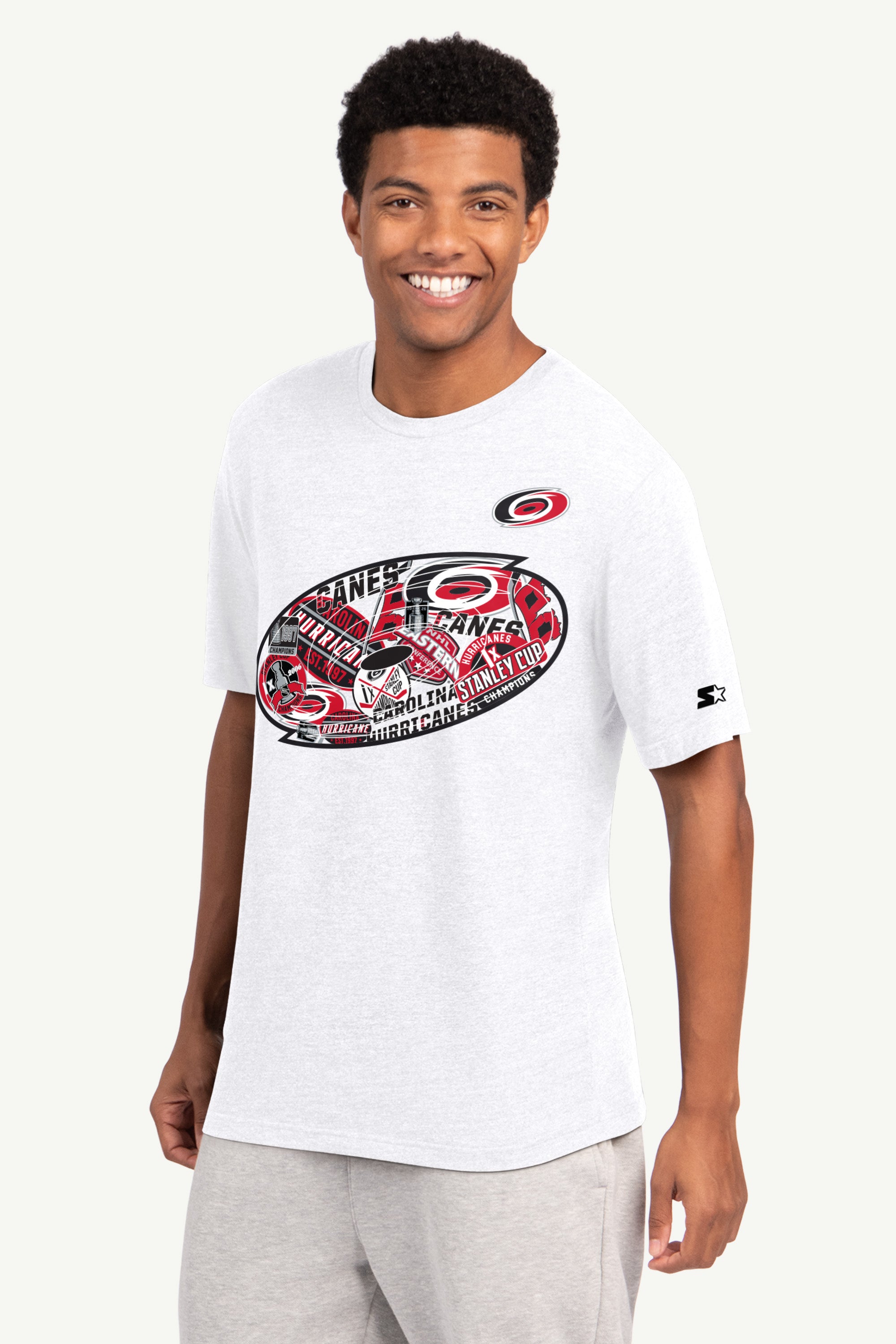 MENS CAROLINA HURRICANES NHL STANLEY CUP CHAMPS T SHIRT View 1