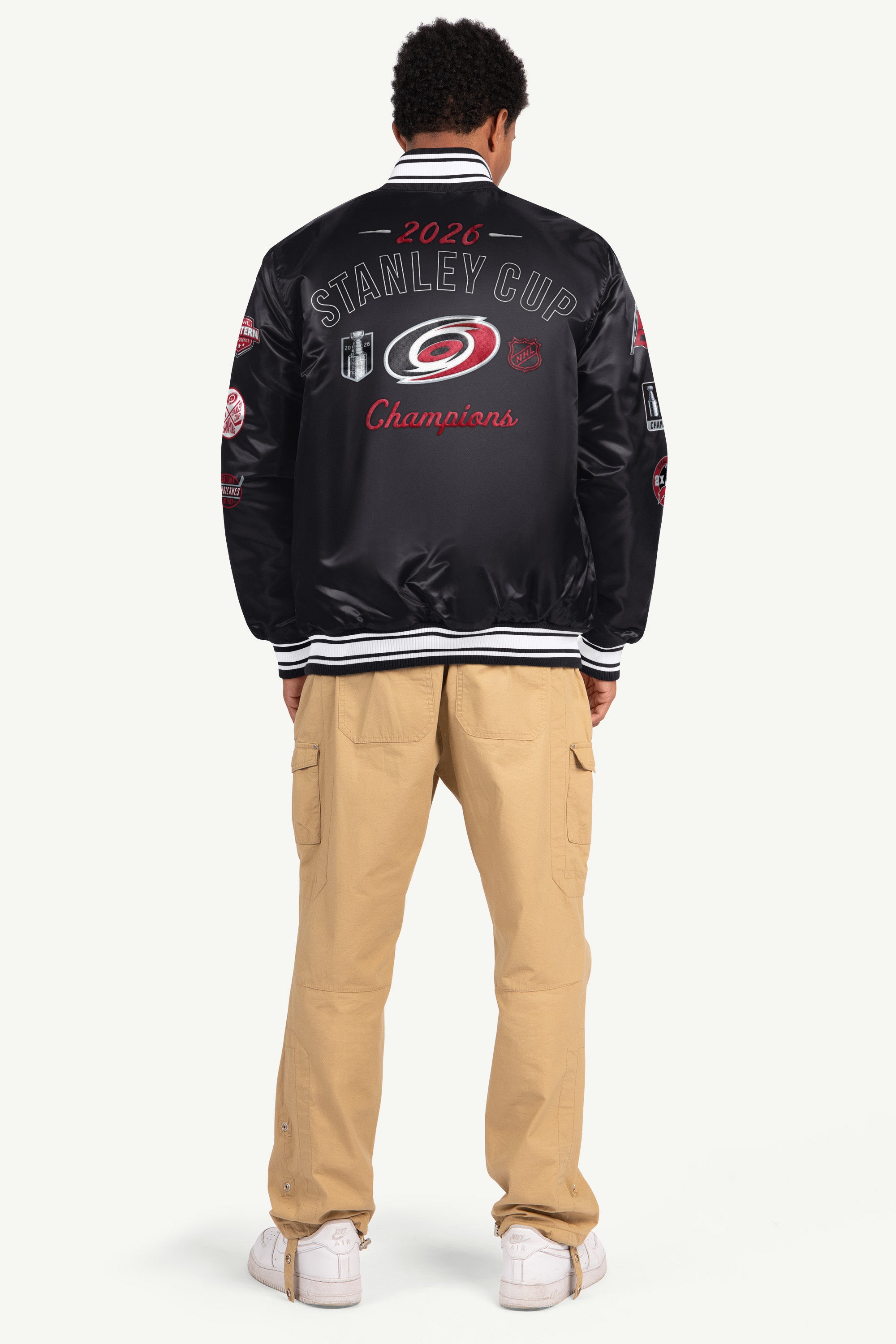 MENS CAROLINA HURRICANES NHL STANLEY CUP CHAMPS JACKET View 3