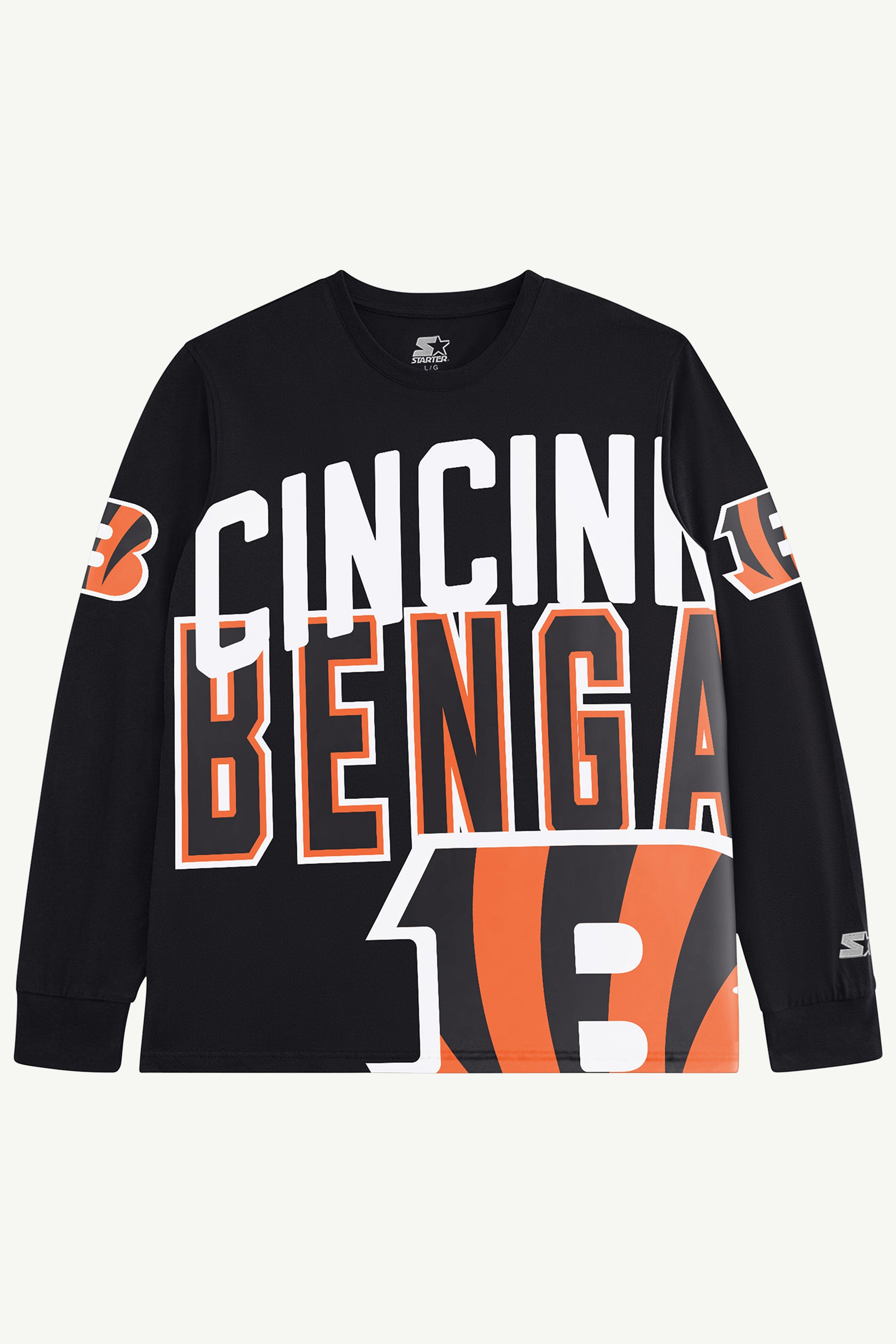 CINCINNATI BENGALS CLUTCH HIT LONG SLEEVE GRAPHIC TEE View 1 | Cincinnati Bengals