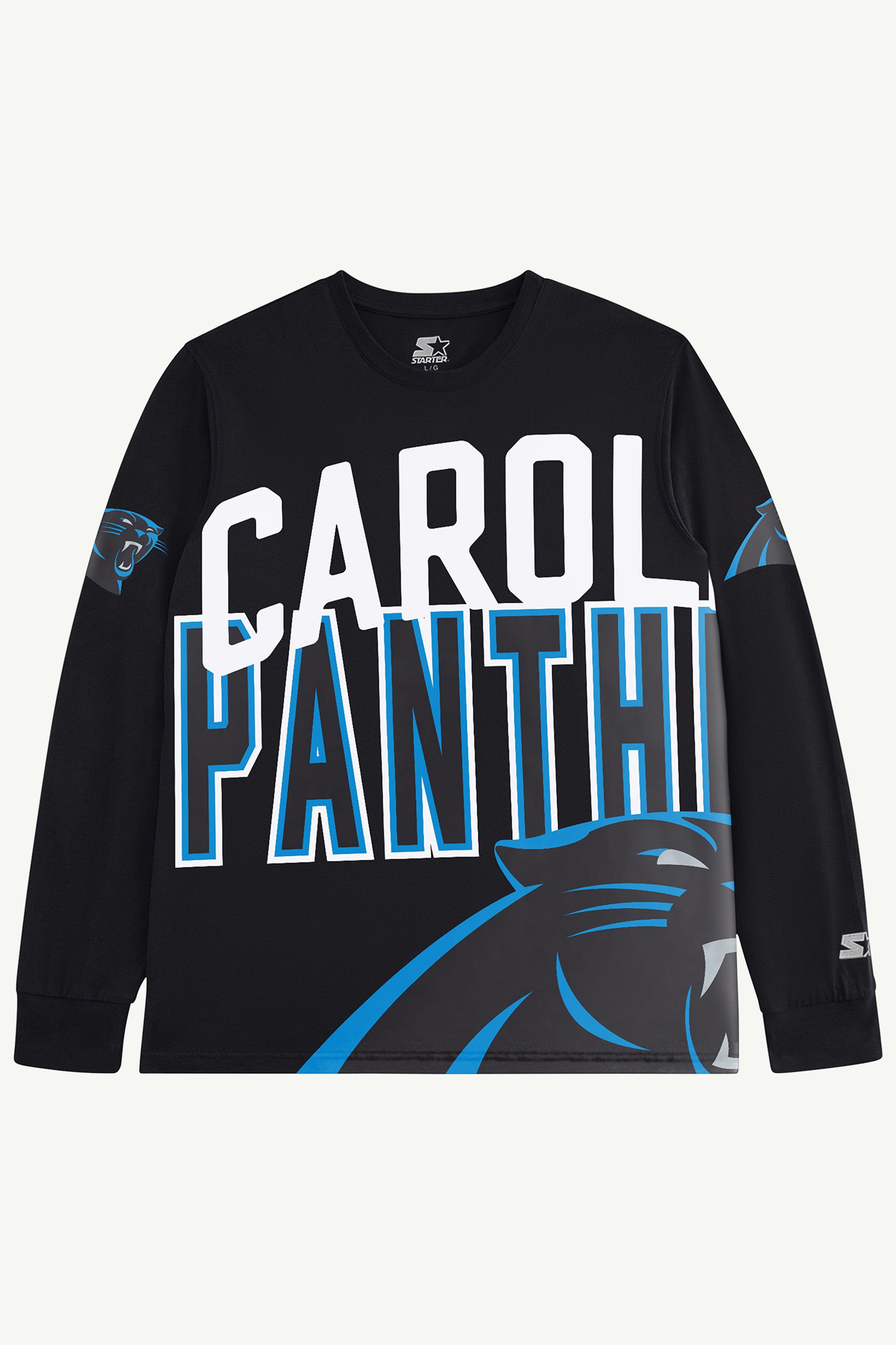 CAROLINA PANTHERS CLUTCH HIT LONG SLEEVE GRAPHIC TEE View 1