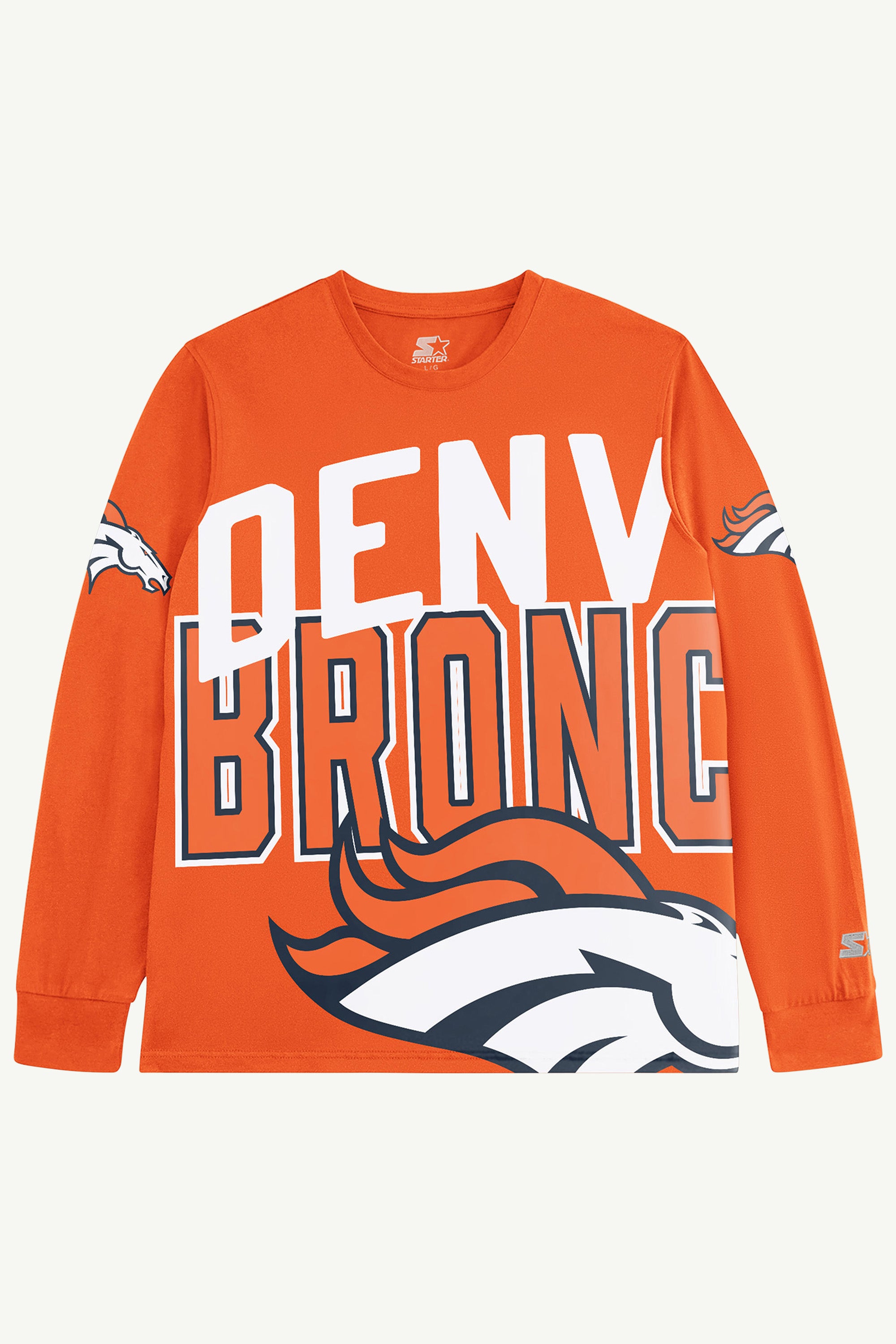 DENVER BRONCOS CLUTCH HIT LONG SLEEVE GRAPHIC TEE View 1 | Denver Broncos