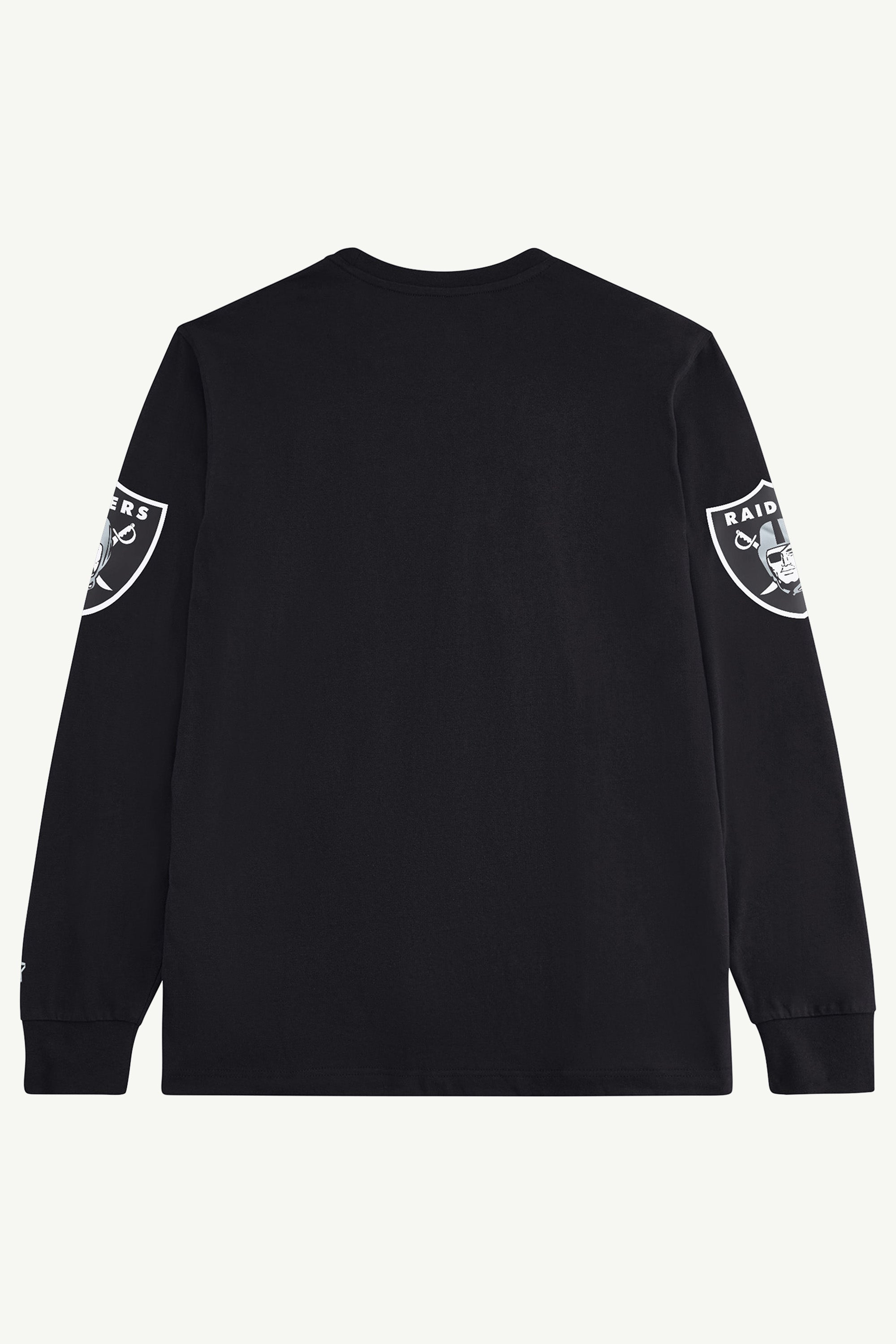 MENS LAS VEGAS RAIDERS CLUTCH HIT LONG SLEEVE GRAPHIC TEE View 2 | Las Vegas Raiders