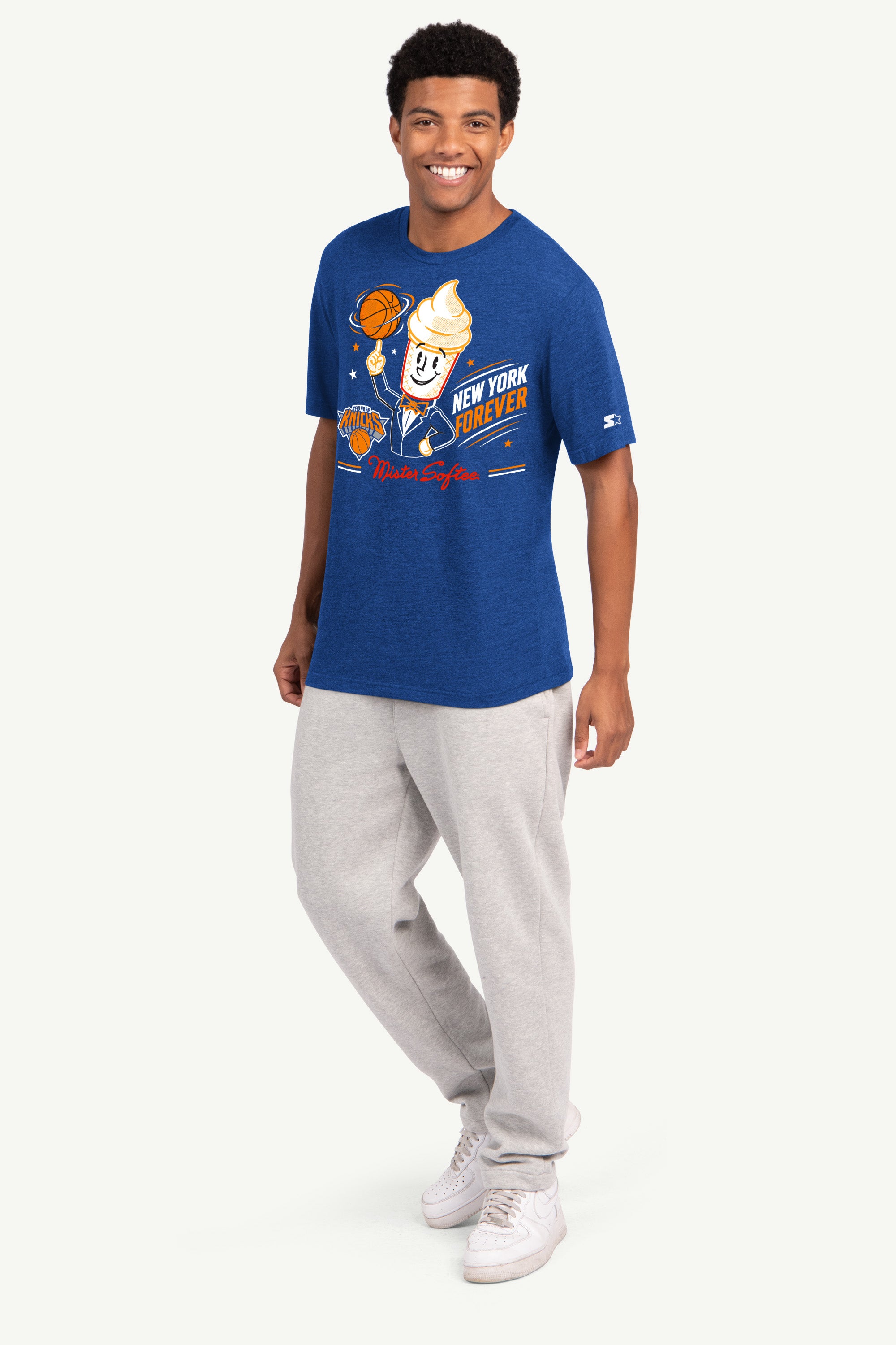 MENS NEW YORK KNICKS X MISTER SOFTEE T SHIRT View 4