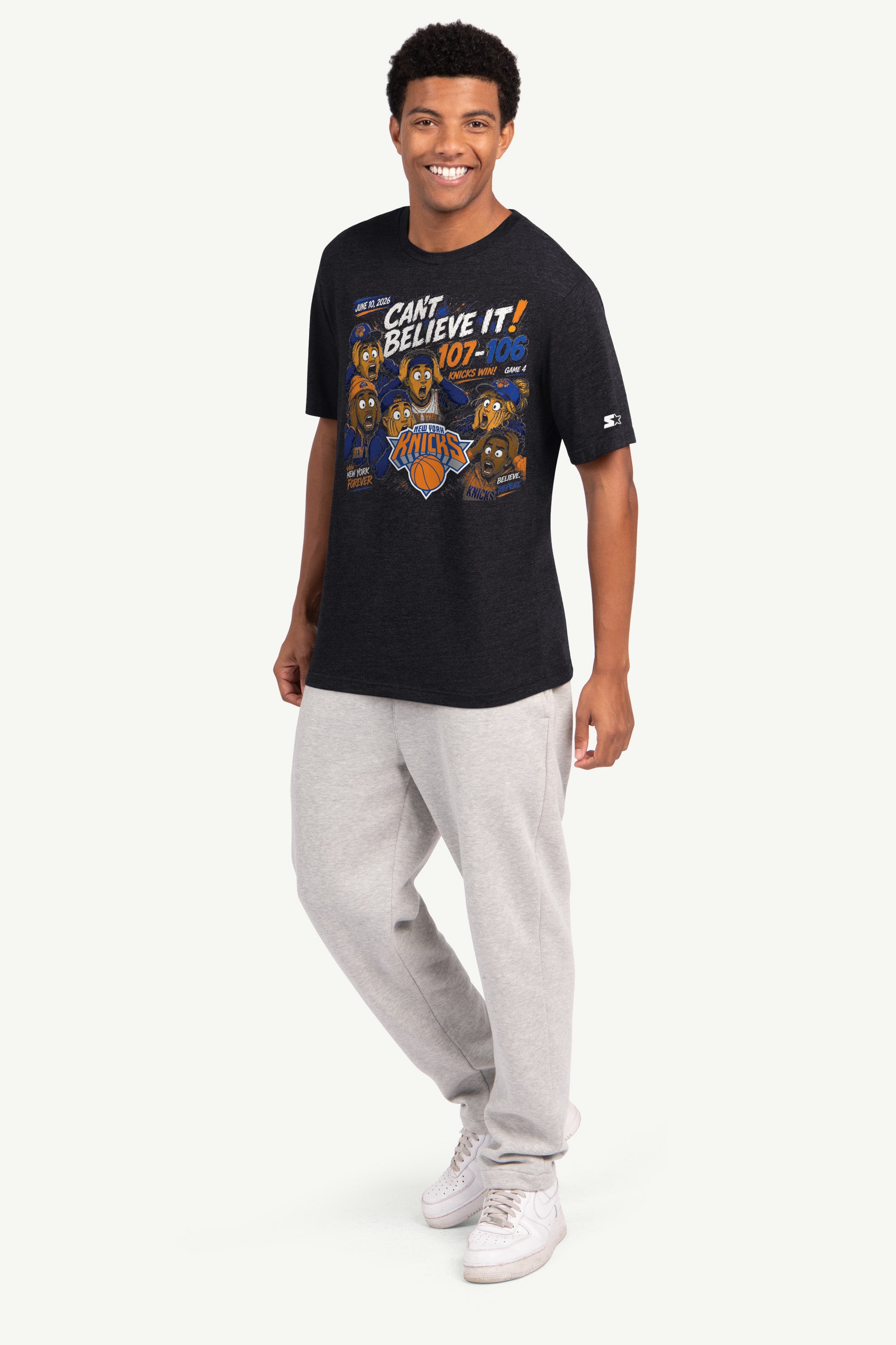 MENS NEW YORK KNICKS GAME 4 T SHIRT View 4