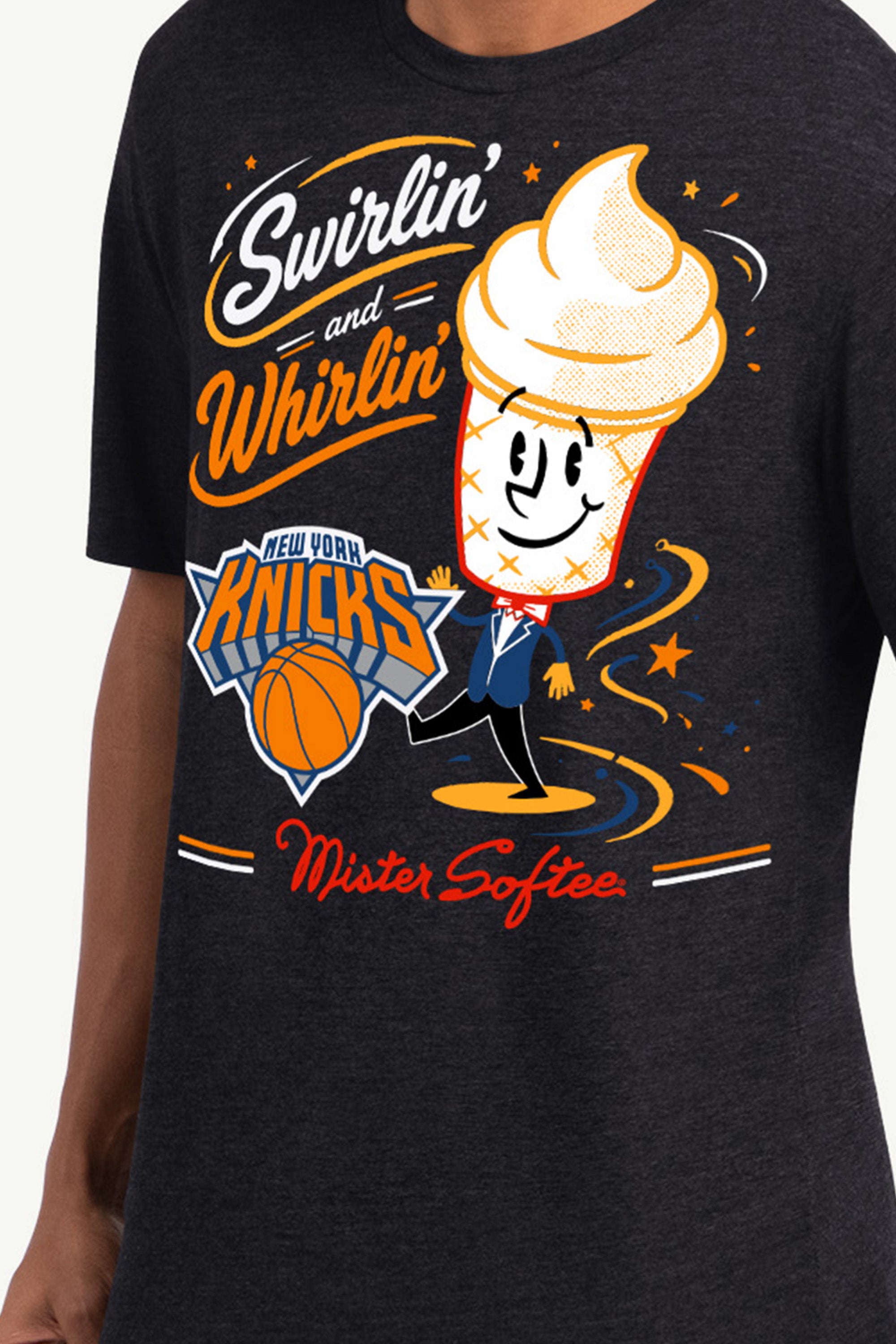 MENS NEW YORK KNICKS X MISTER SOFTEE SWIRLIN' T SHIRT View 2