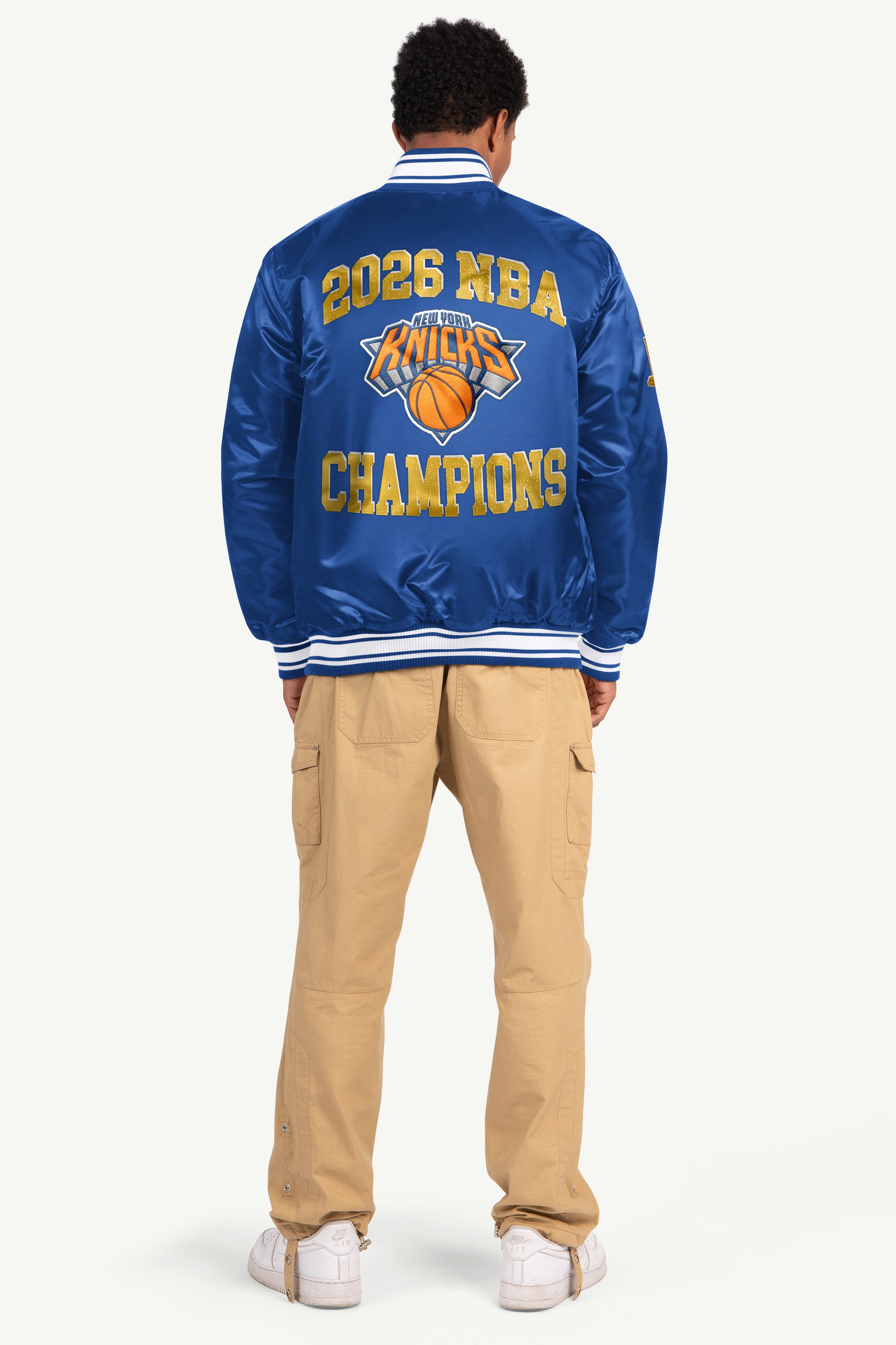 Mens New York Knicks Nba Champions Embroidered Jacket | NBA | Starter