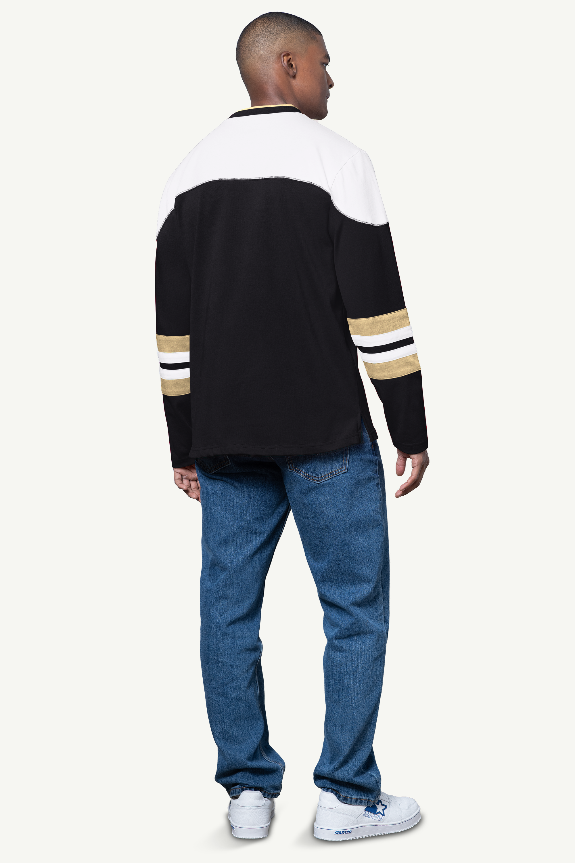 MENS NEW ORLEANS SAINTS LONG SLEEVE PULLOVER View 2 | NFL MENS NEW ORLEANS SAINTS LONG SLEEVE PULLOVER View 2 | NFL