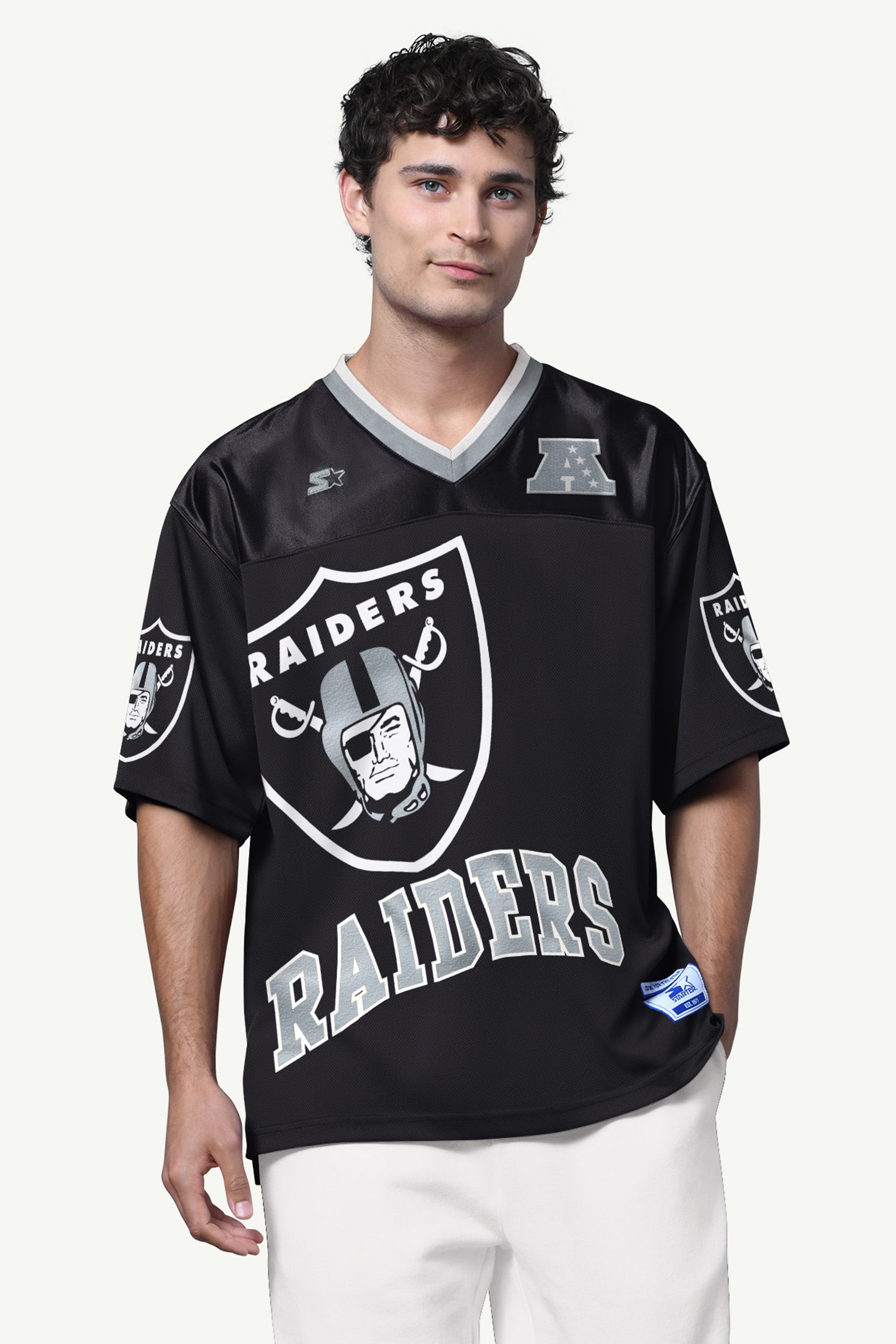 MENS LAS VEGAS RAIDERS FORWARD PASS JERSEY View 1 | Las Vegas Raiders