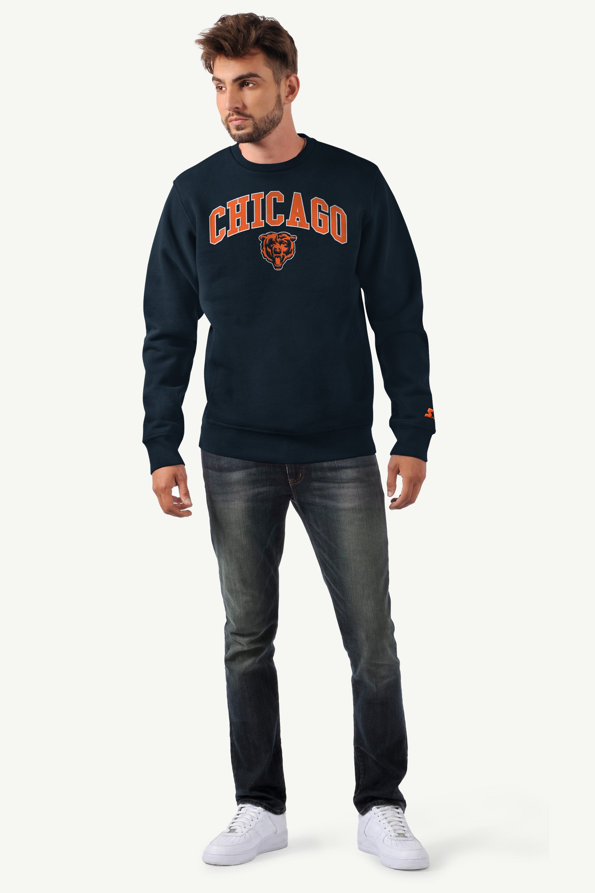 MENS CHICAGO BEARS PULLOVER SWEATSHIRT View 3 | Chicago Bears