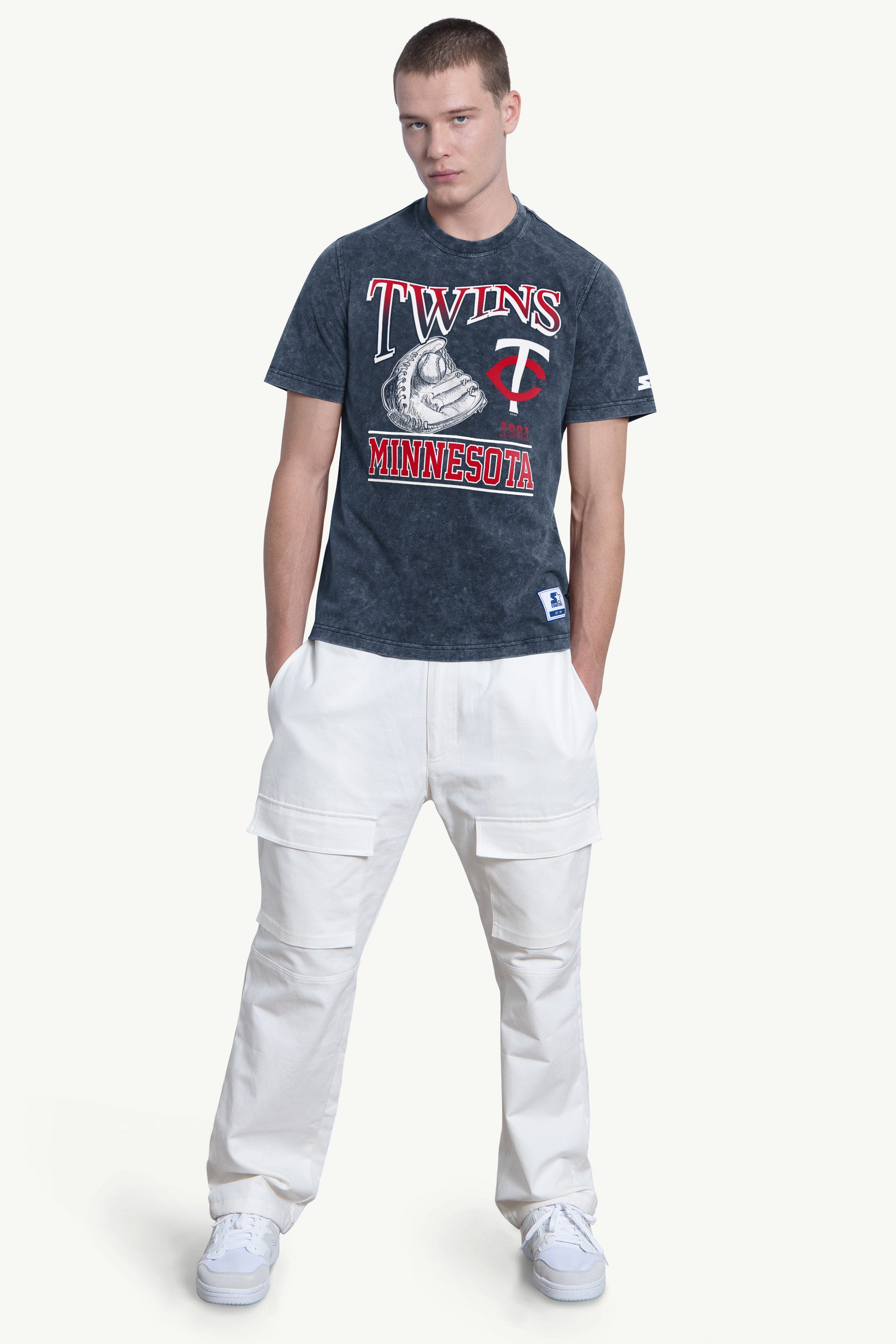 MENS MINNESOTA TWINS SPIKE SHORT SLEEVE T SHIRT View 3 | MLB