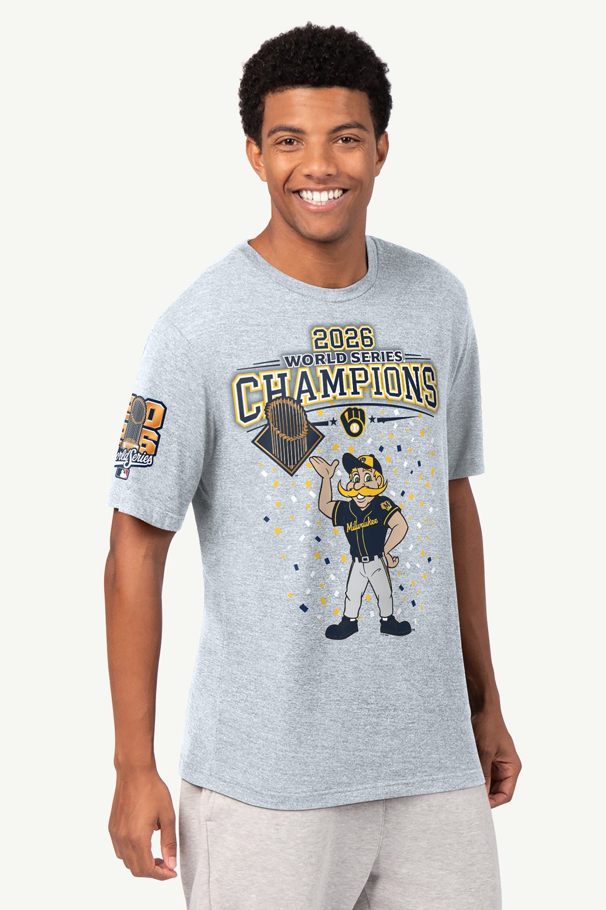 MENS MILWAUKEE BREWERS WS 2026 CHAMPIONS T SHIRT View 5