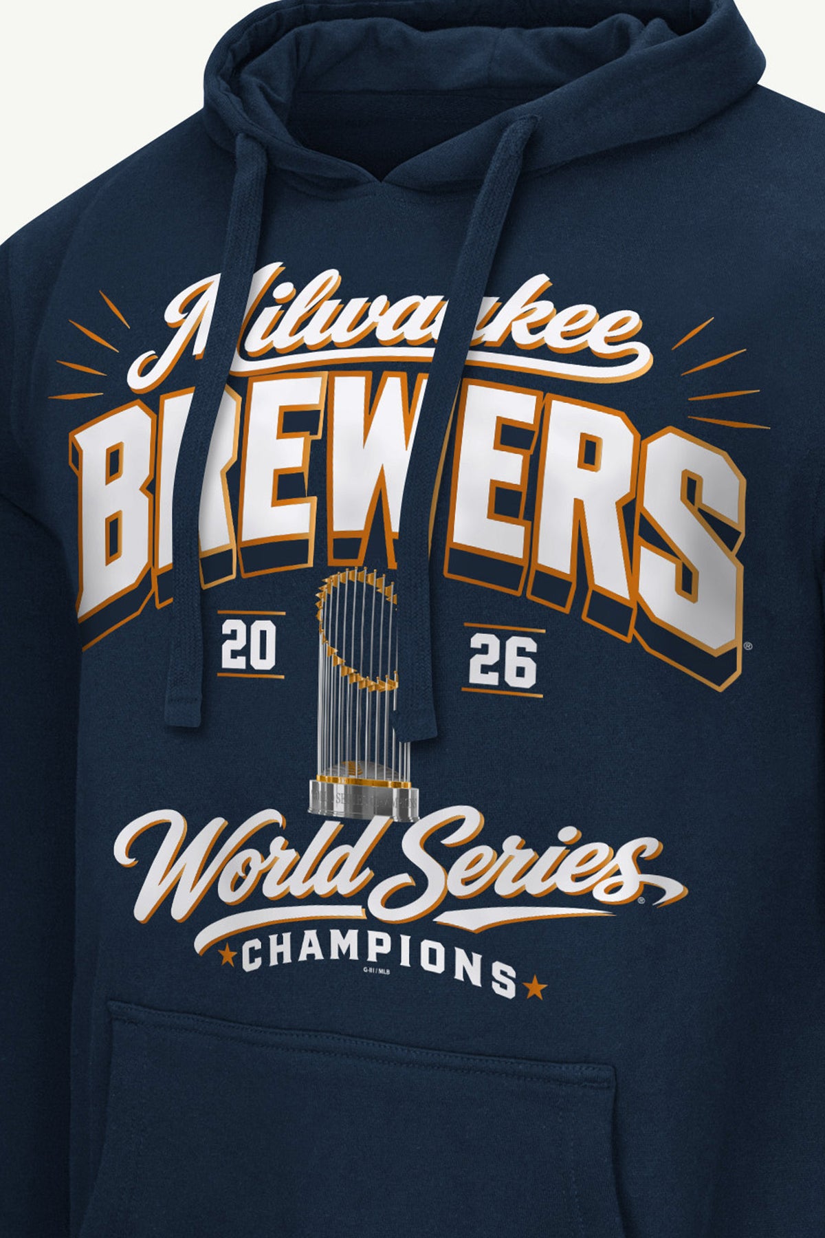 MENS MILWAUKEE BREWERS WS 2026 CHAMPIONS HOODIE View 3