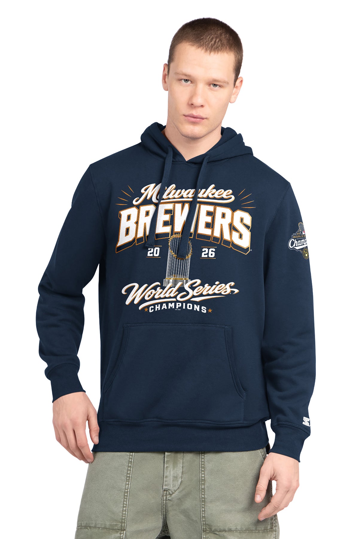 MENS MILWAUKEE BREWERS WS 2026 CHAMPIONS HOODIE View 4