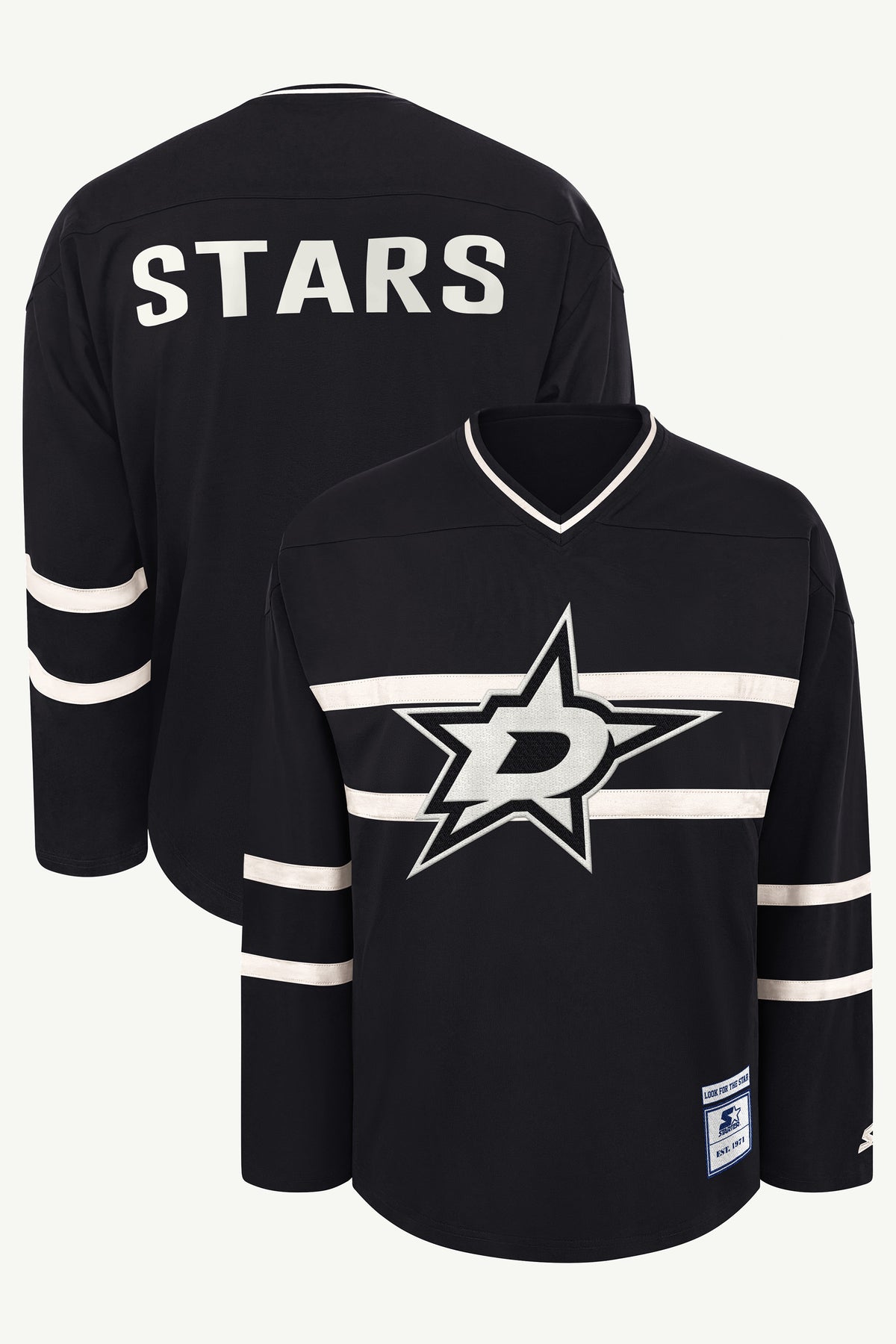 MENS DALLAS STARS LINE UP LONG SLEEVE View 1 | Dallas Stars