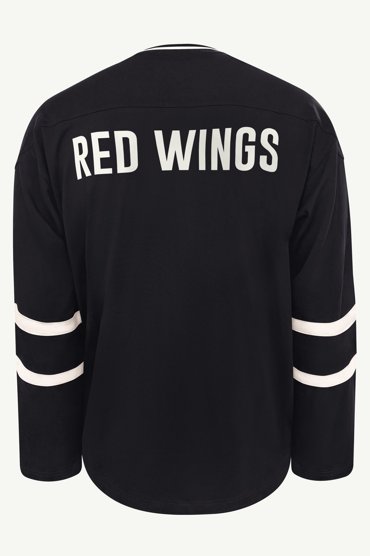 MENS DETROIT RED WINGS LINE UP LONG SLEEVE View 3