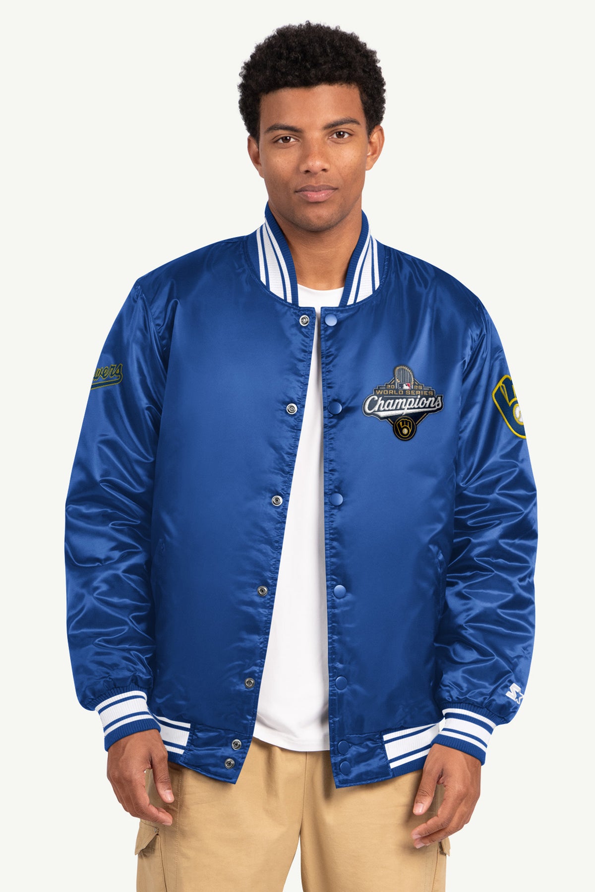 MENS MILWAUKEE BREWERS EMBROIDERED WS 2026 CHAMPIONS JACKET View 6