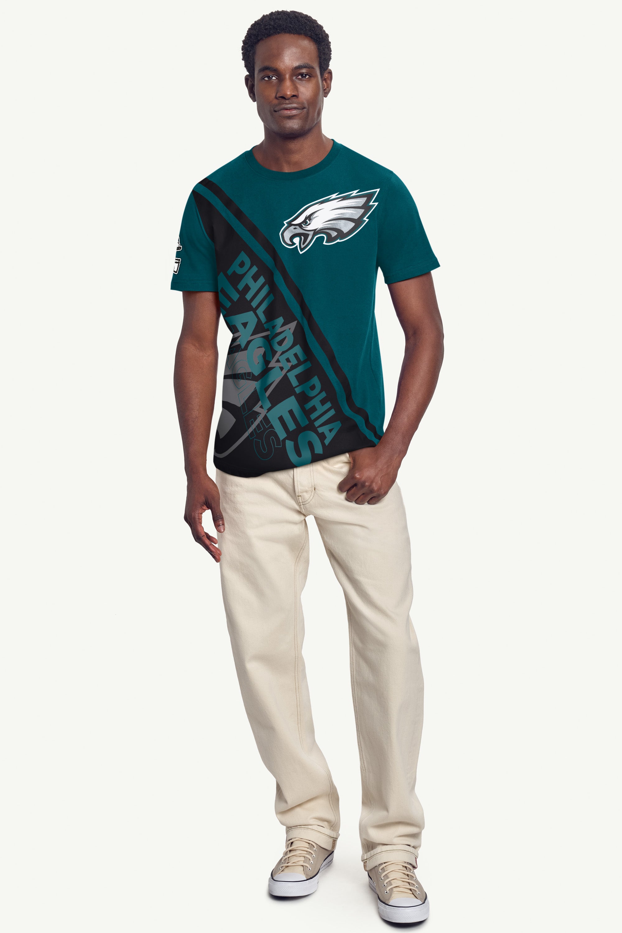 MENS PHILADELPHIA EAGLES GRAPHIC T SHIRT View 2 | STARTER CLASSICS