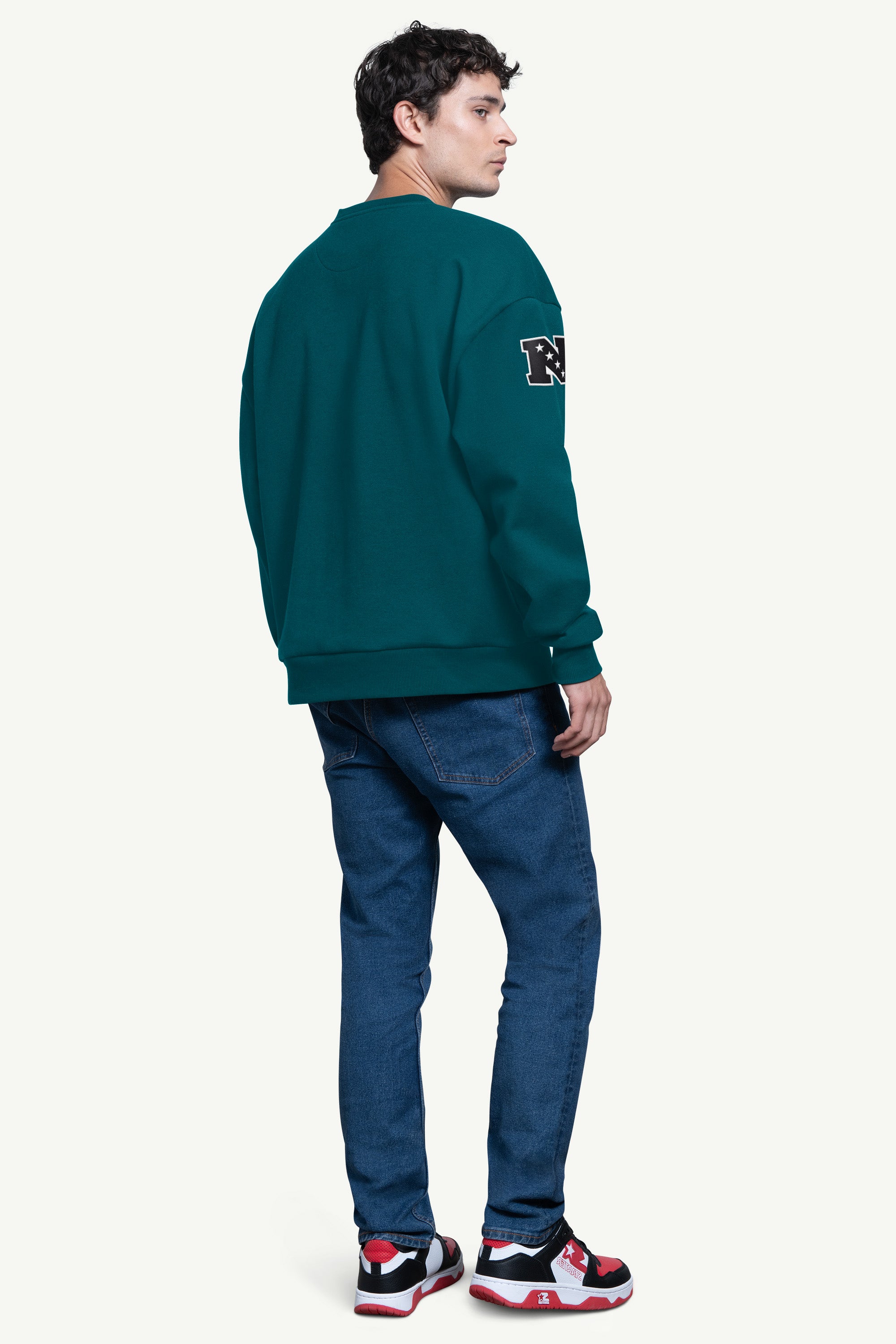 MENS PHILADELPHIA EAGLES PIQUE PULLOVER View 3 | STARTER CLASSICS