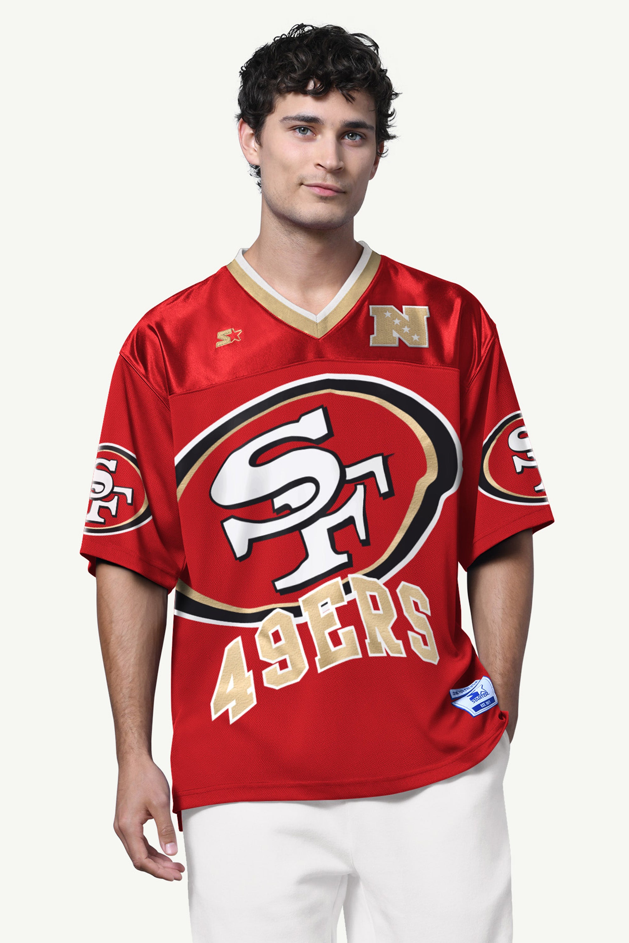 49ers football gear Mens San Francisco 49ers Forward Pass Jersey | NFL