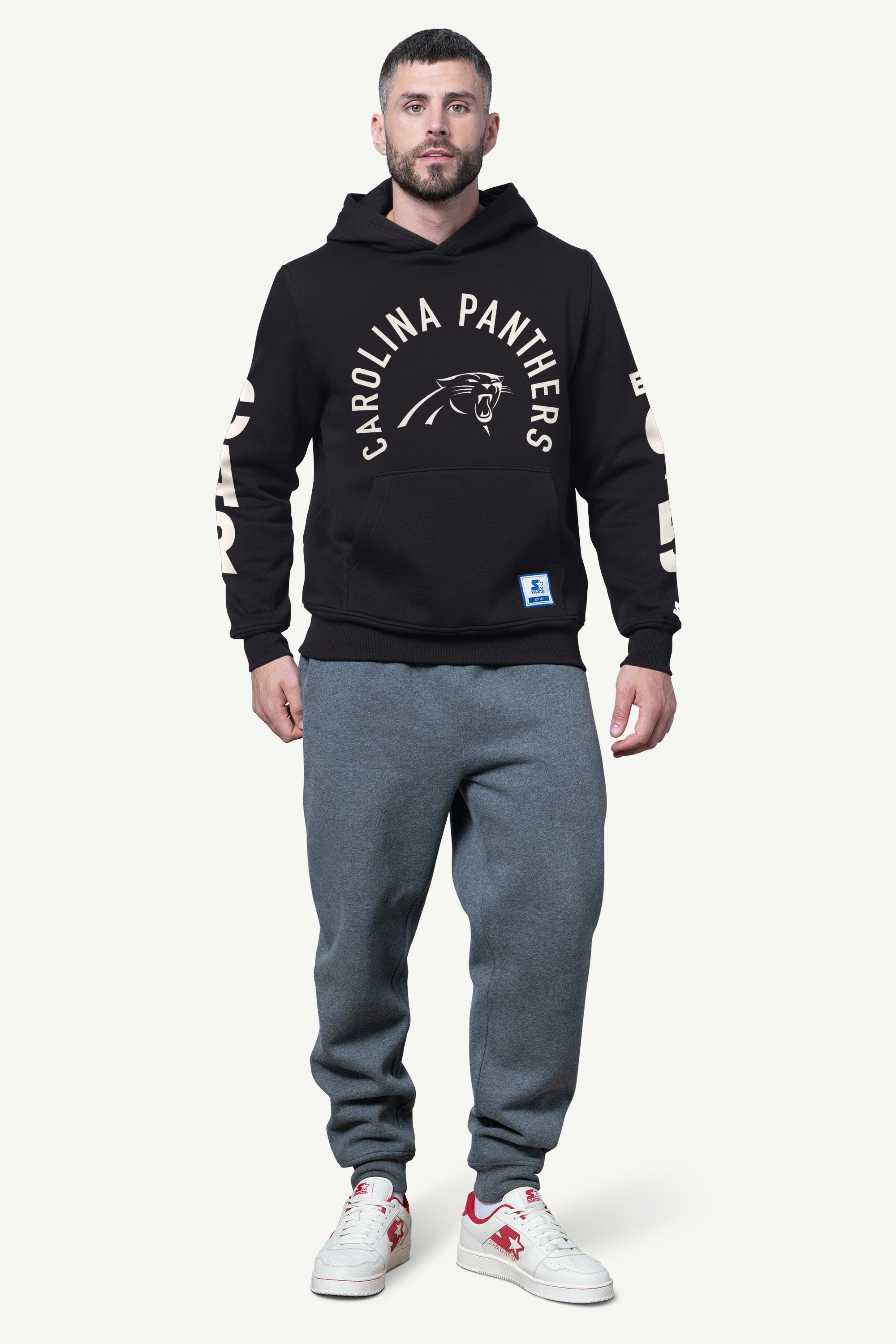 MENS CAROLINA PANTHERS HANDOFF FLEECE HOODIE View 2 | NFL