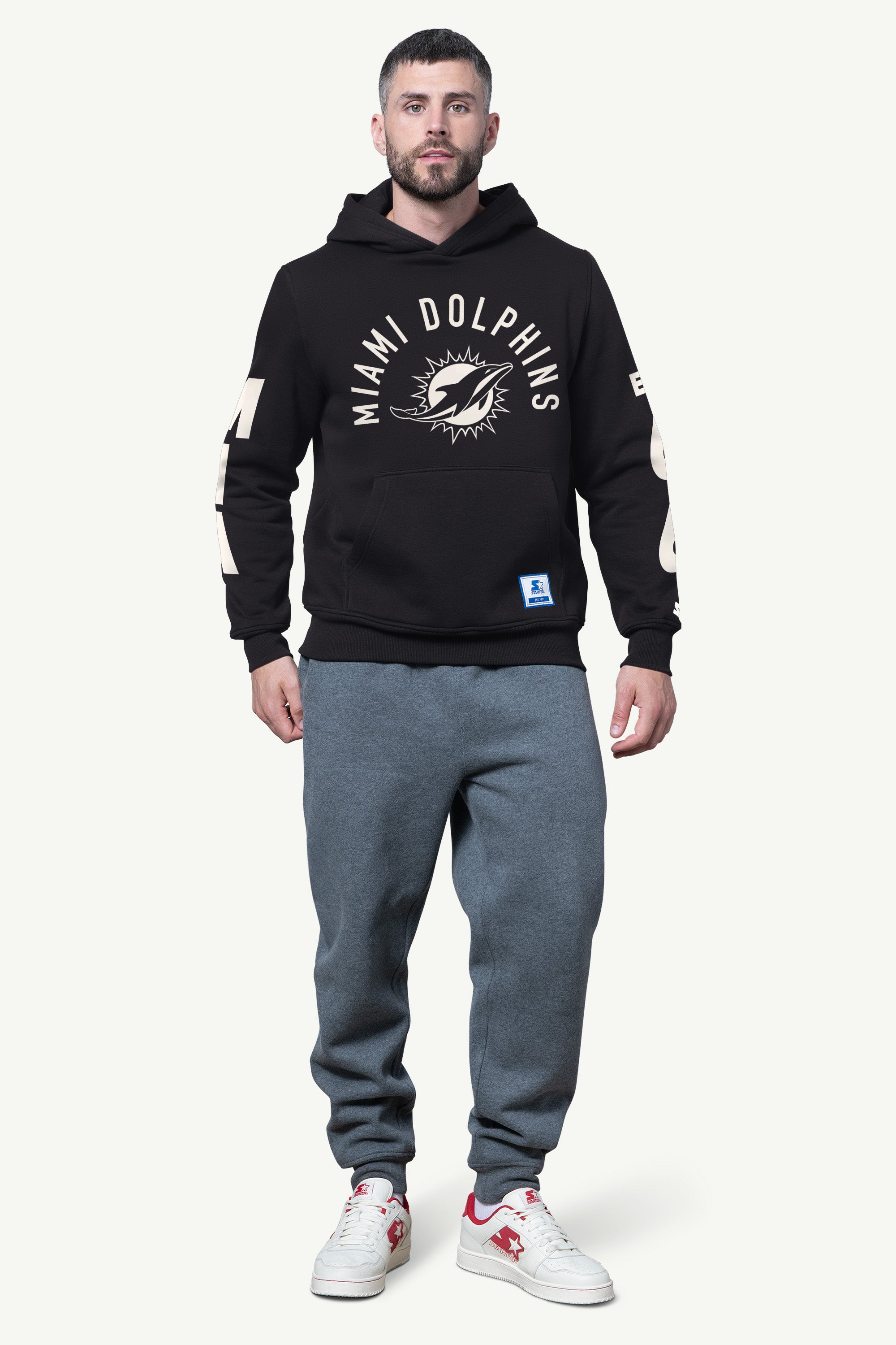 MENS MIAMI DOLPHINS HANDOFF FLEECE HOODIE View 2