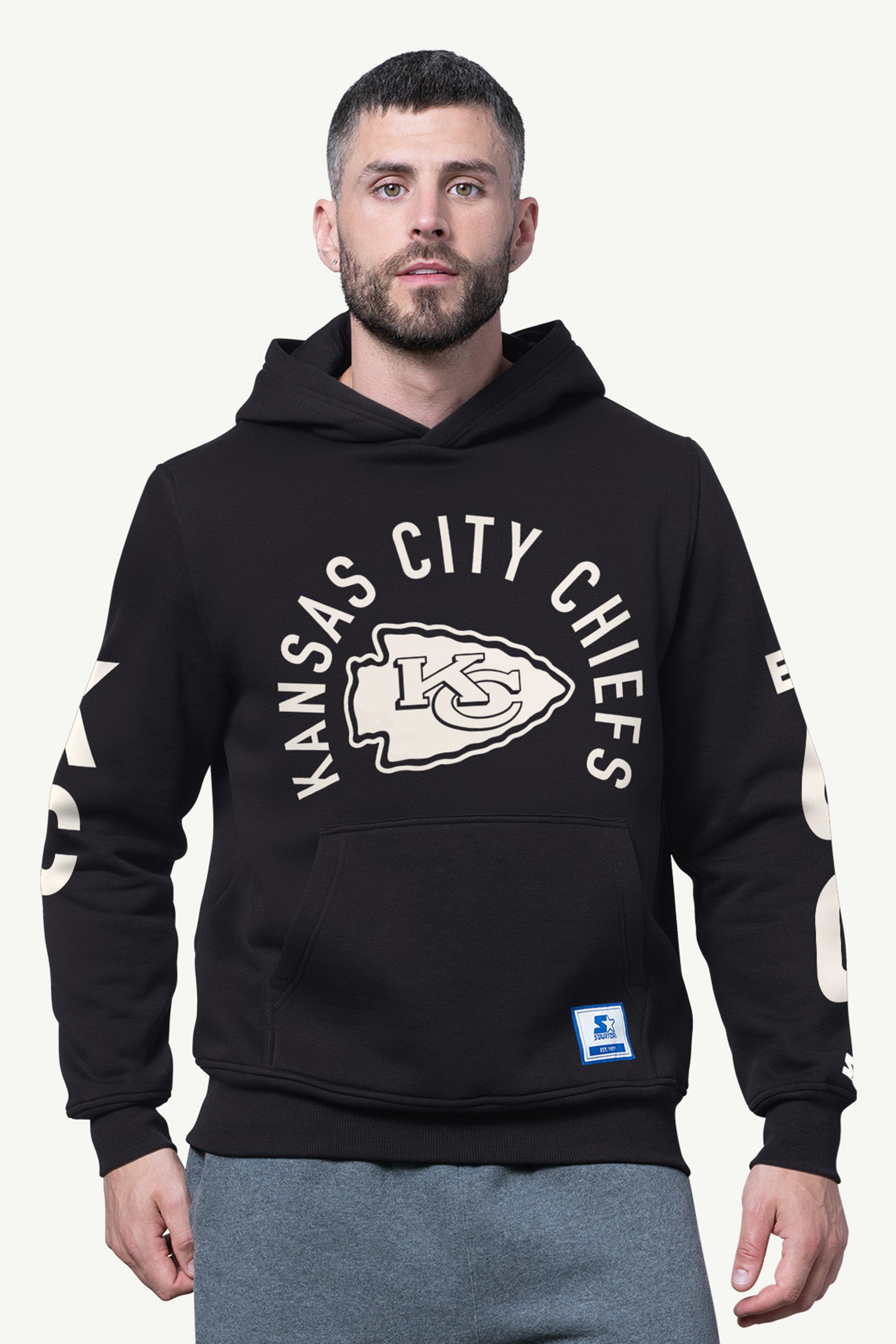 MENS KANSAS CITY CHIEFS HANDOFF FLEECE HOODIE View 1 | NFL