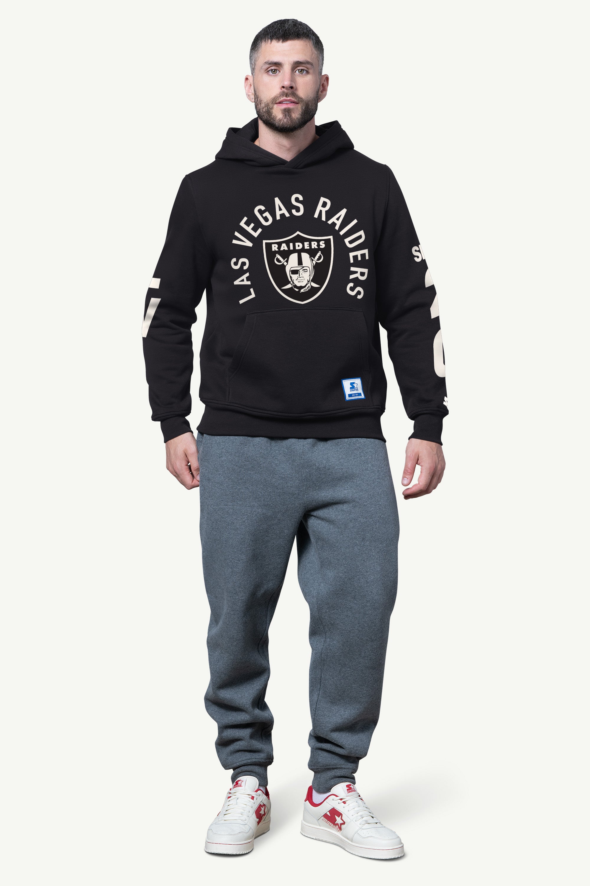 MENS LAS VEGAS RAIDERS HANDOFF FLEECE HOODIE View 2 | NFL