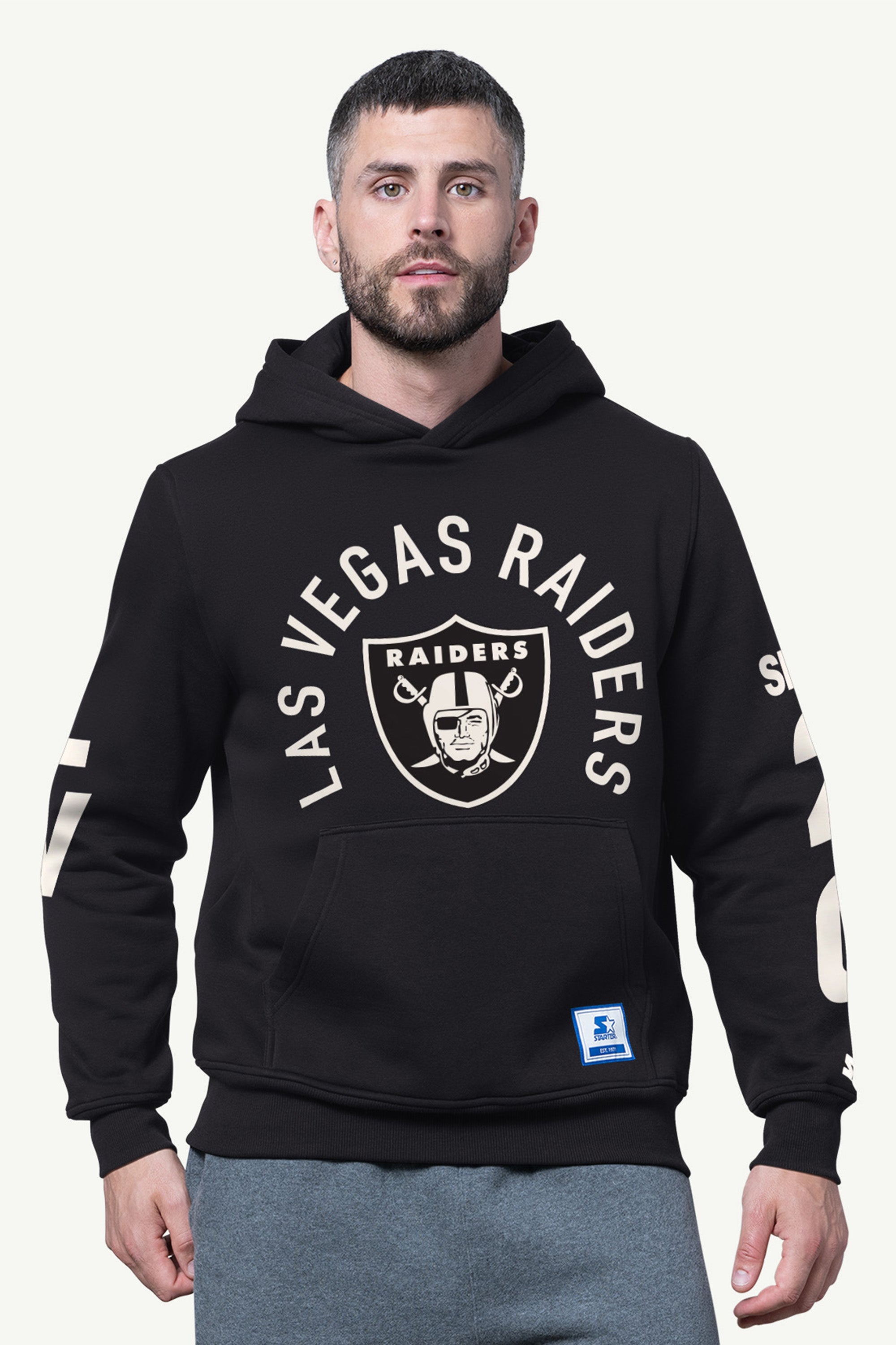 MENS LAS VEGAS RAIDERS HANDOFF FLEECE HOODIE View 1 | NFL